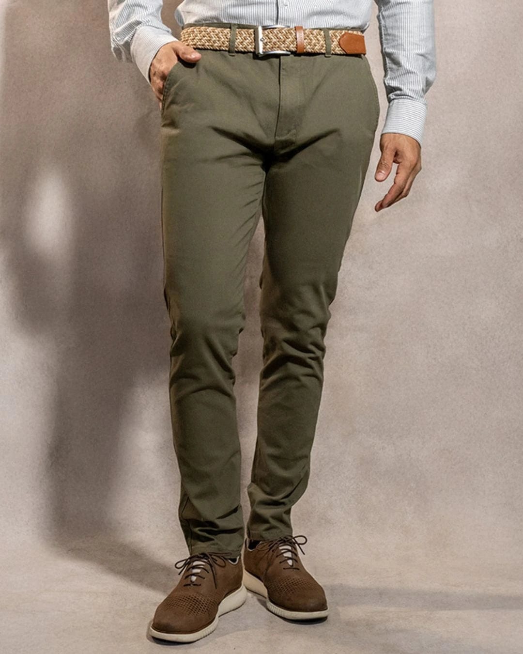 Pantalon Elastico Verde Claro - imagen 2
