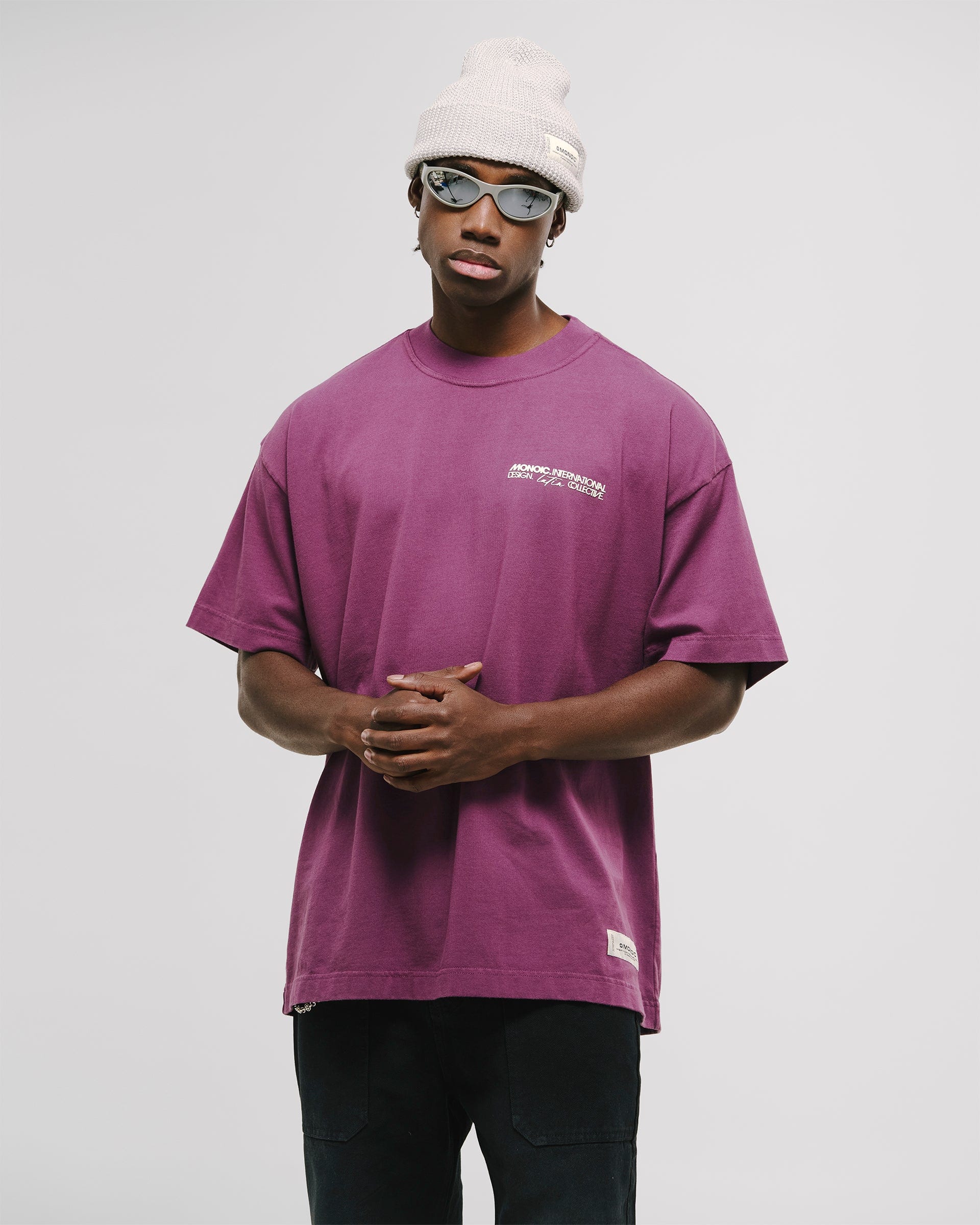Camiseta Oversized Built For The World - Burgundy - imagen 3