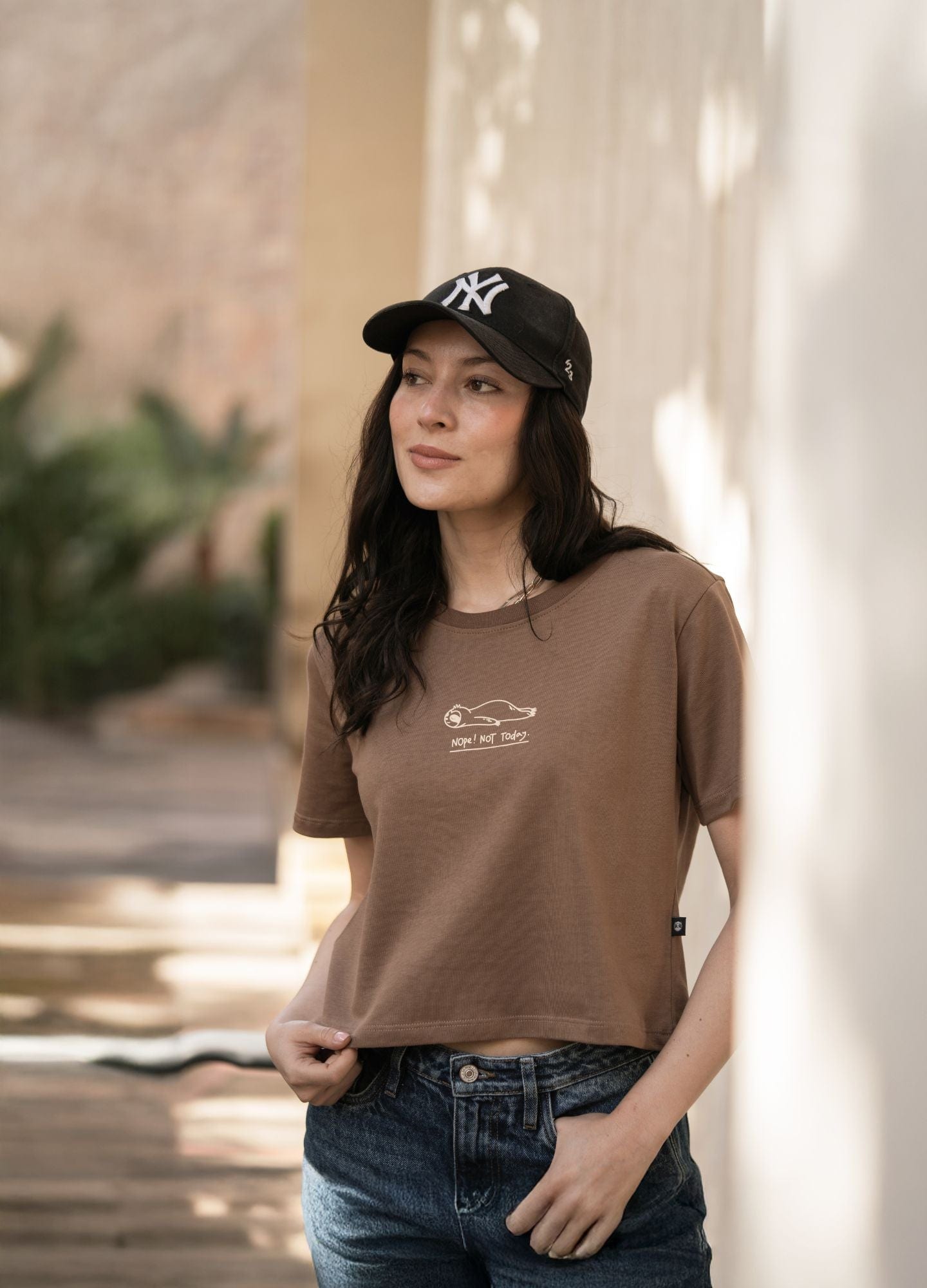 Nop Today Crop Top – Cafe - imagen 6