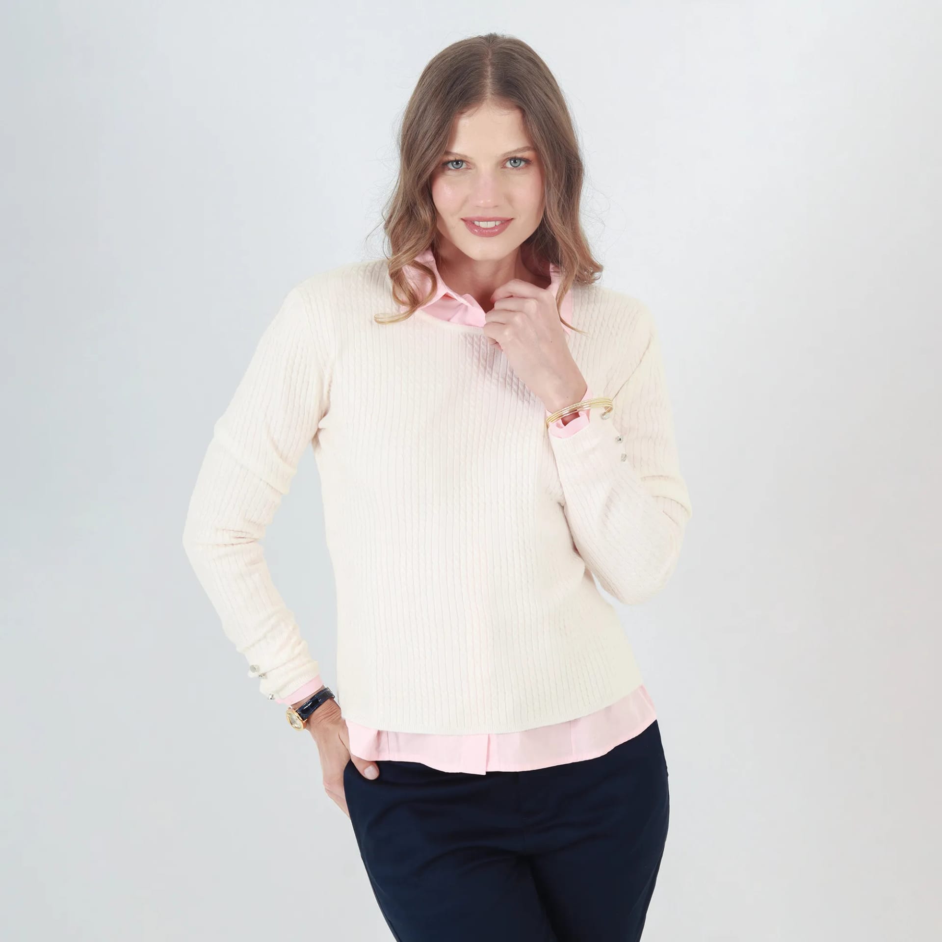 Sweater Cuello Redondo Manga Larga - imagen 12