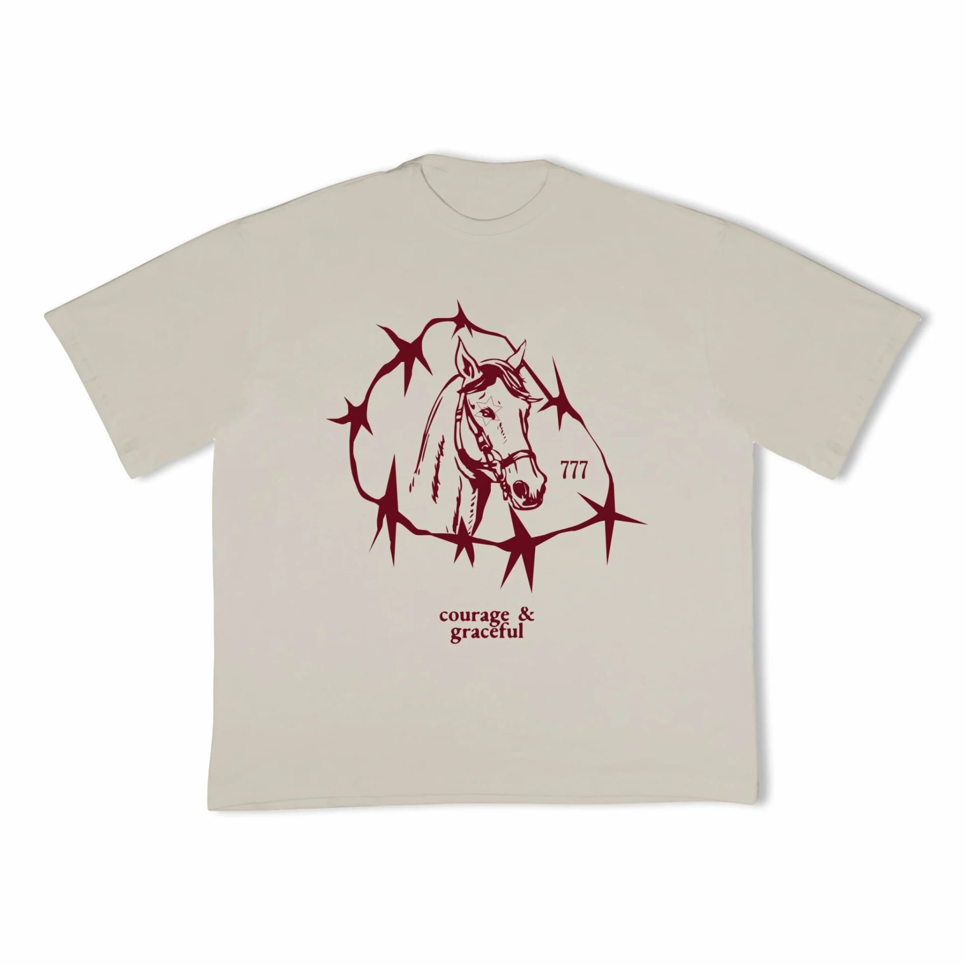 Bone T-Shirt Boxy Horse - imagen 6