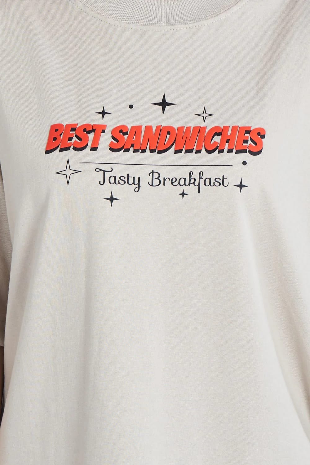 Camiseta oversize Best Sandwiches Marfil| DROP 03 | - imagen 4