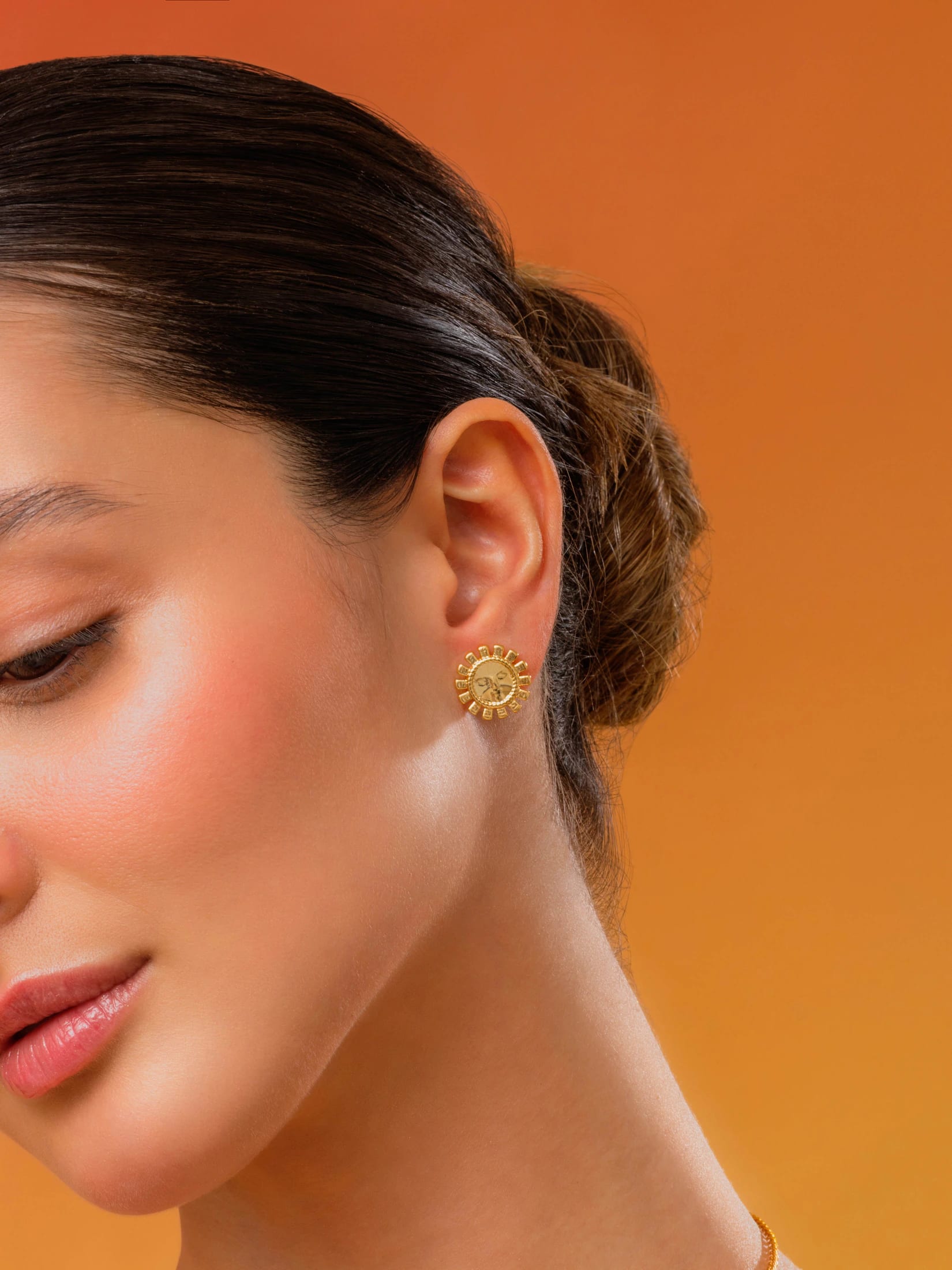 Aretes Sol Cara - imagen 1