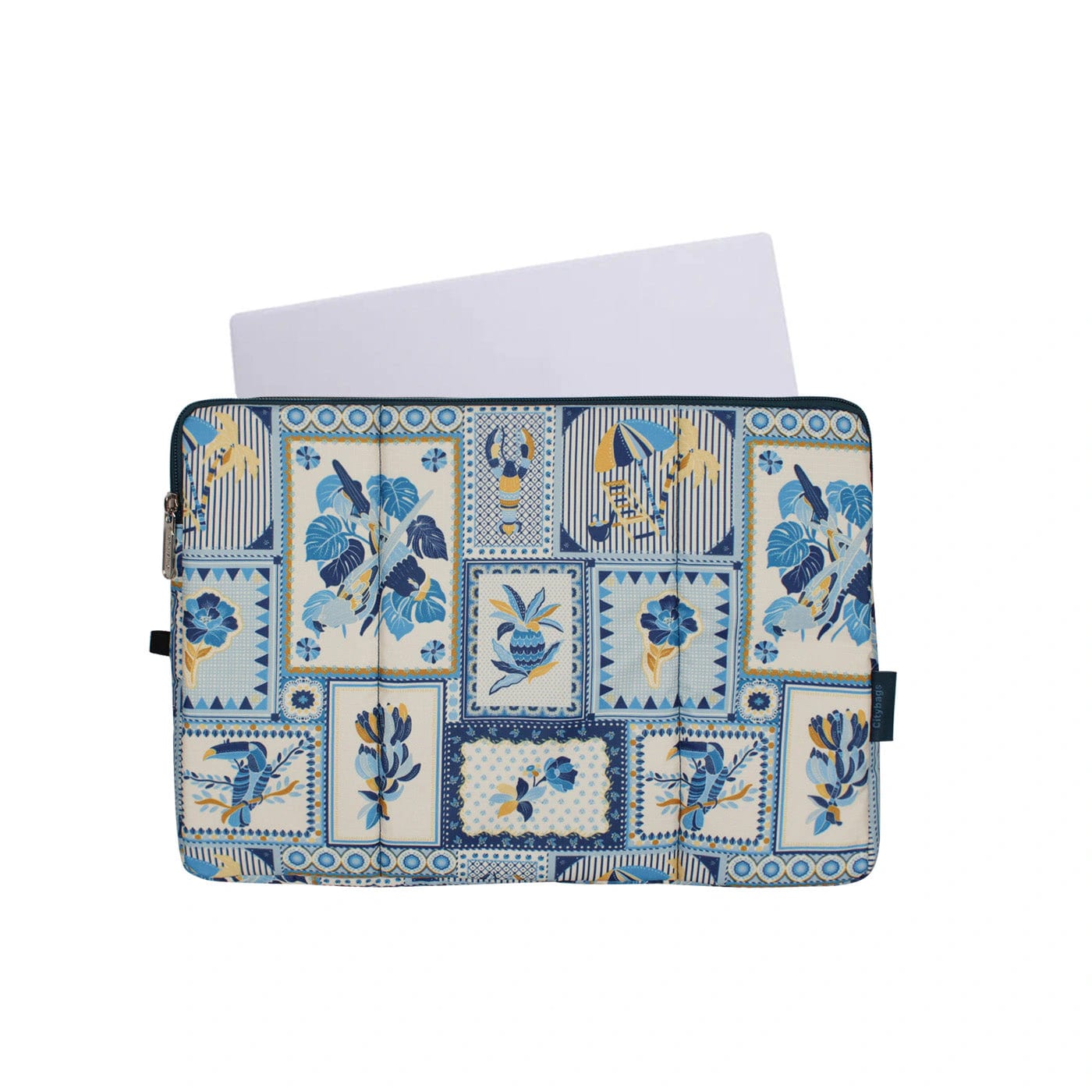 Estuche Laptop Pequeño ULTRA Estampado Tropic  Citybags 33x23x2 - imagen 1