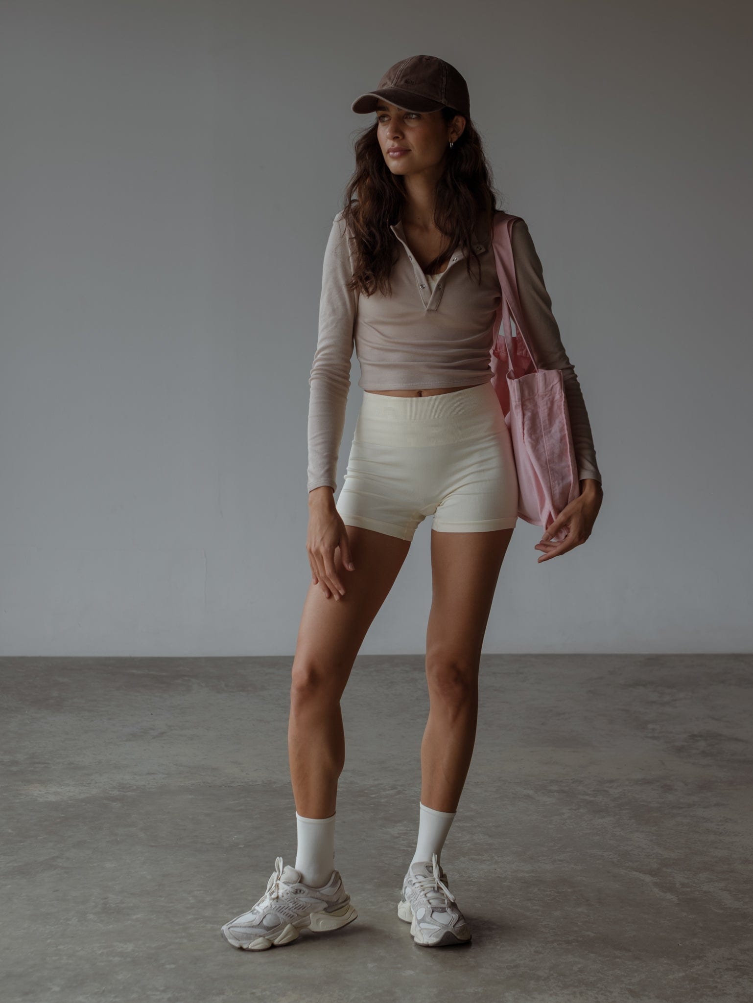 HALF BUTTON JERSEY - ASH - imagen 4