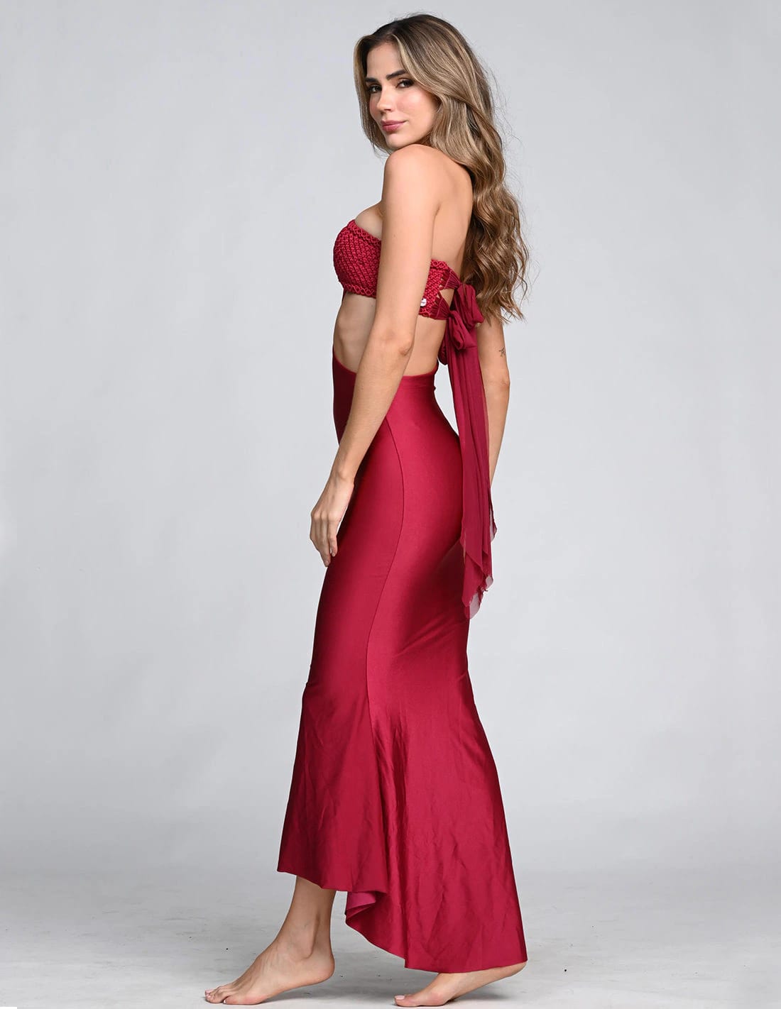 Vestido Kesha Burgundy - imagen 3