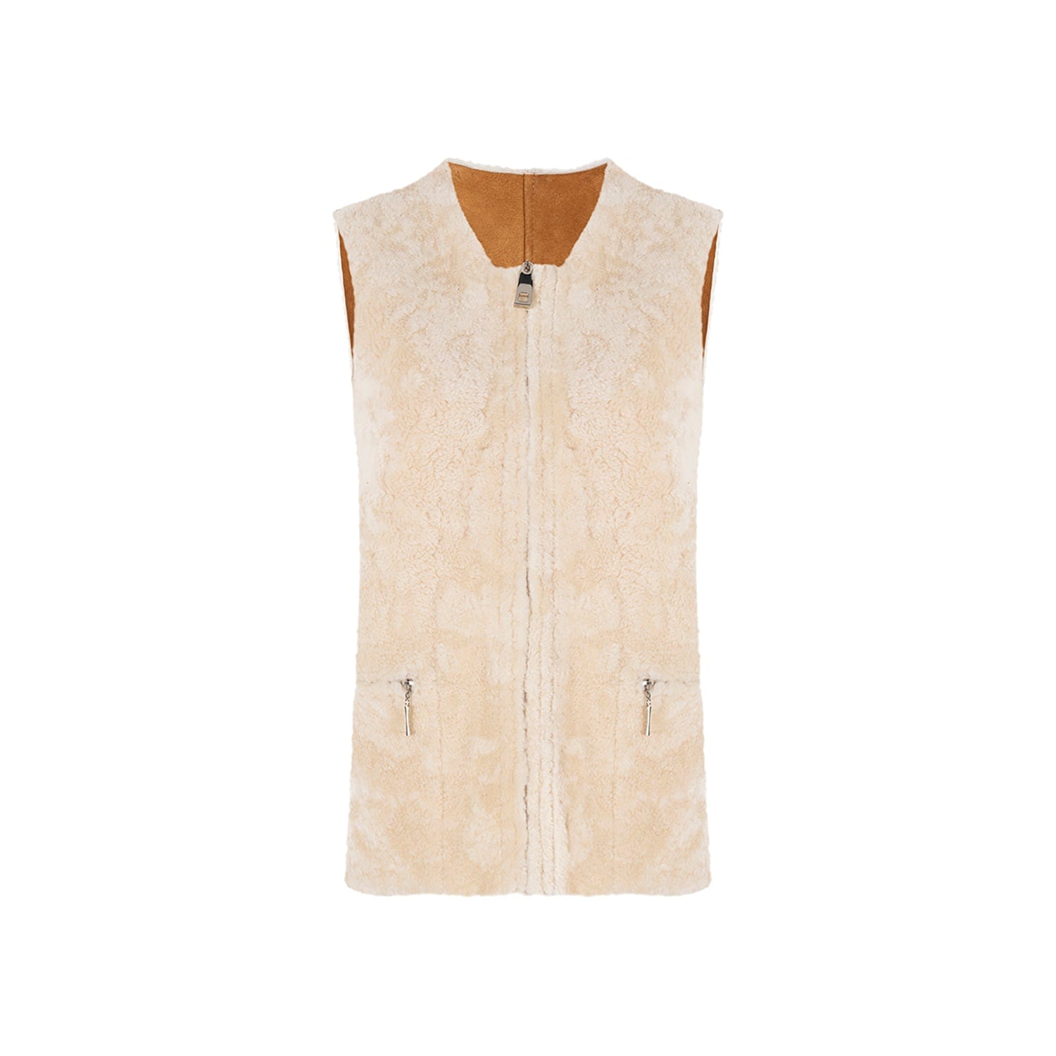 MAYA REVERSIBLE SHEEPSKIN VEST - imagen 3
