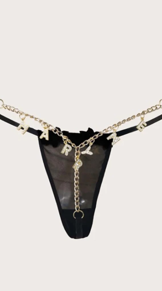 Tanga letras MARRY ME negro SH-922020-NEG-S,MyL - imagen 3
