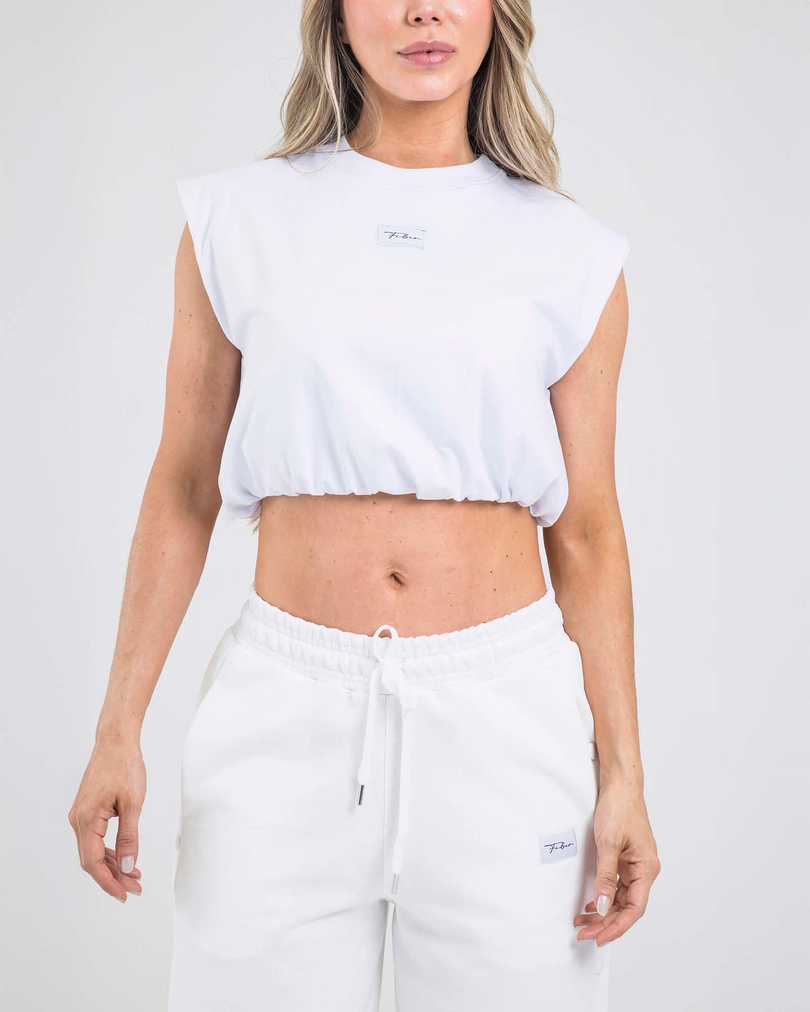Blusa sisa urban core blanco outdoor FIBER - imagen 2