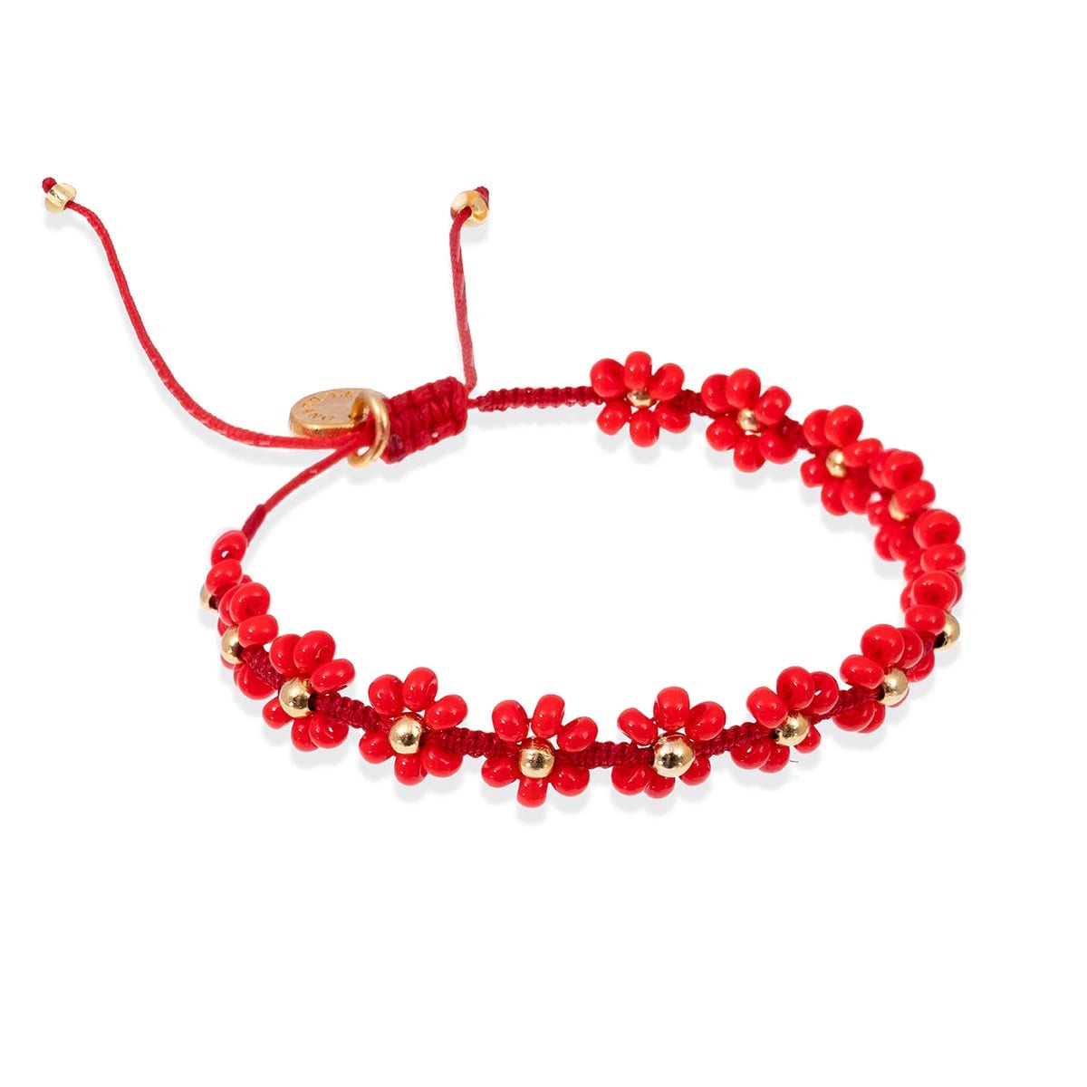 Flower Bracelet - Red - imagen 1