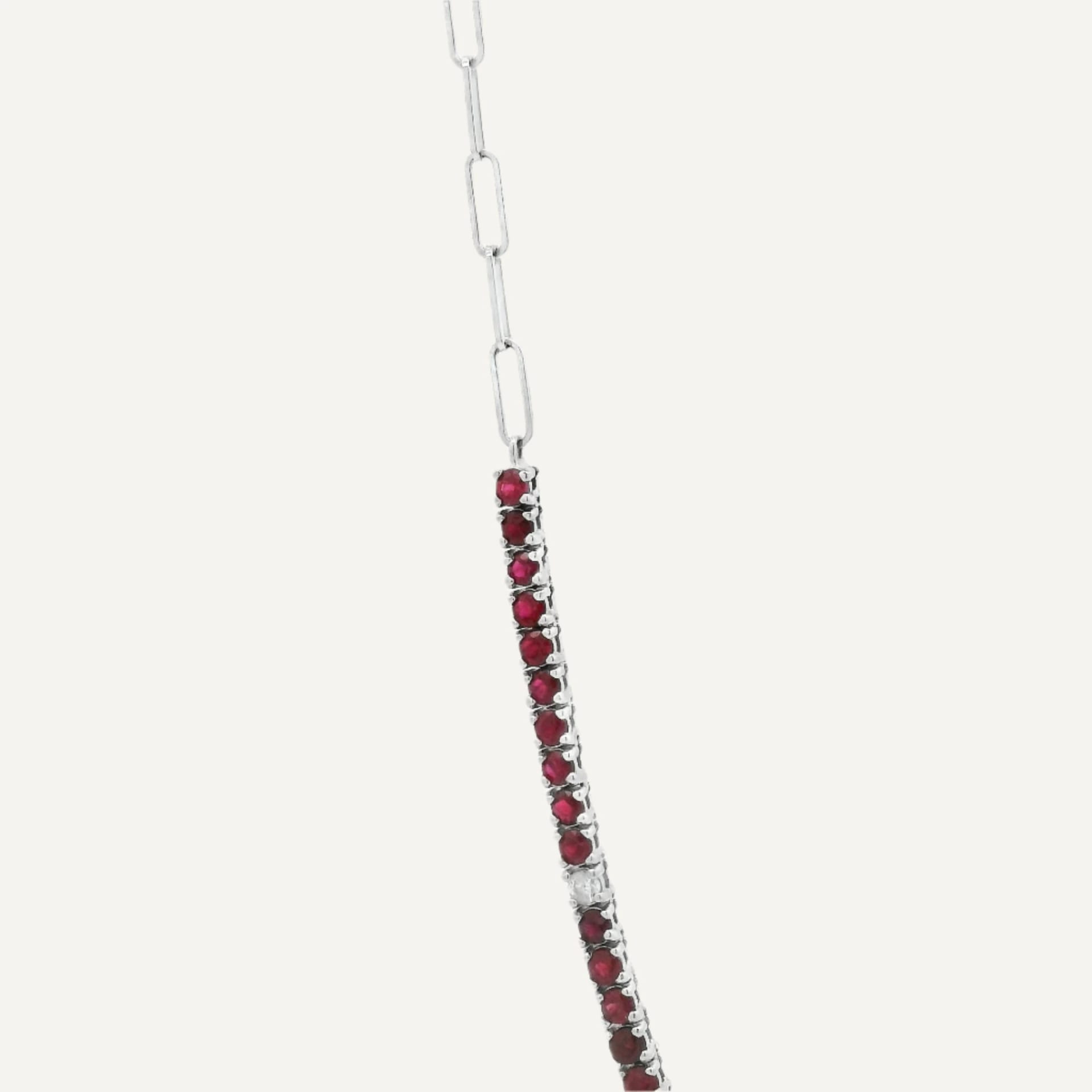 Cadena Clip tennis color 14K - imagen 2