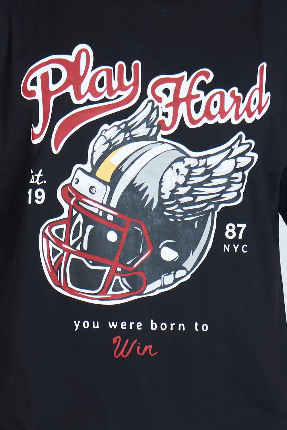 Camiseta oversize PLAY HARD NEGRO | DROP 03 | - imagen 8
