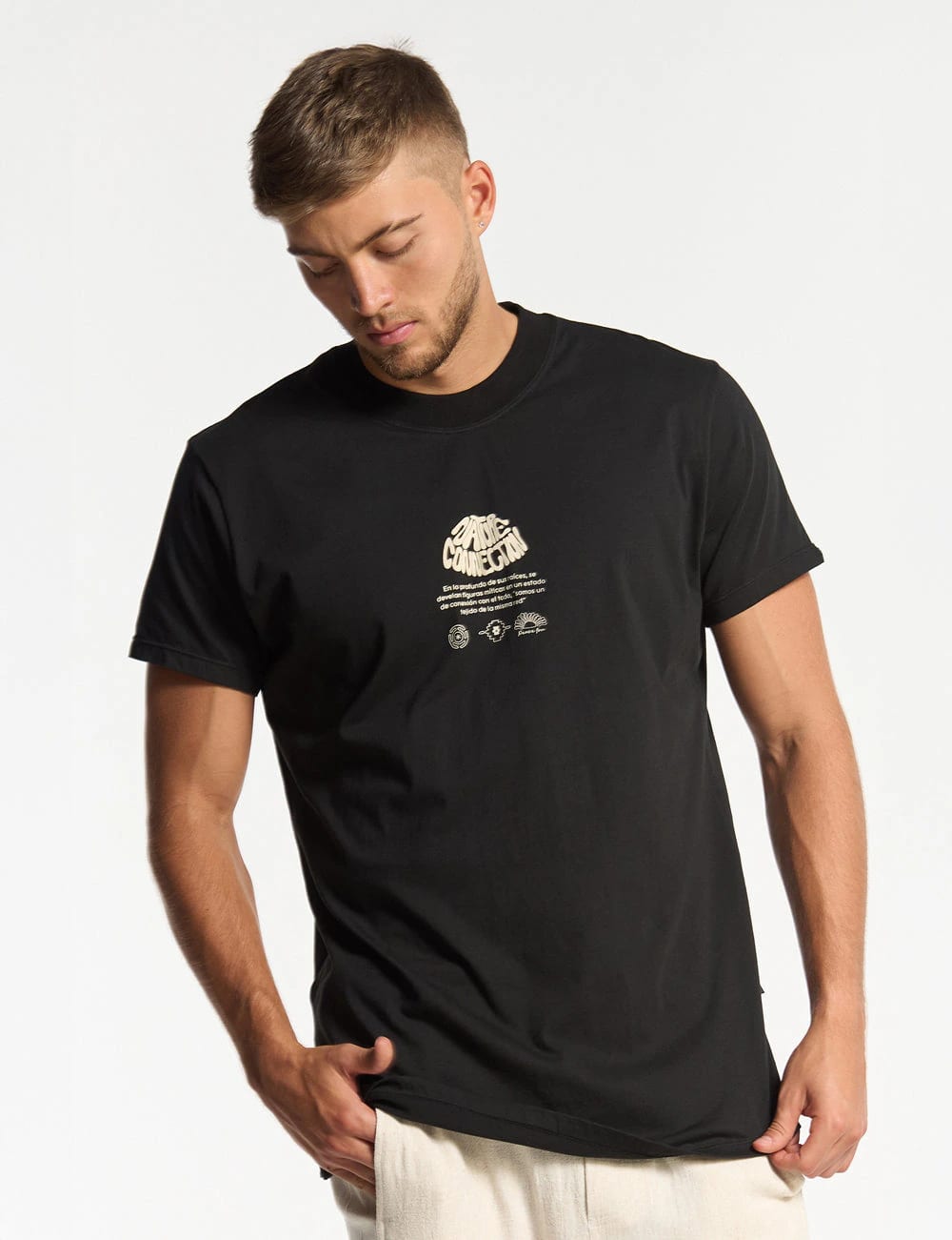 Camiseta Oversize Konibo negro Hombre - imagen 2