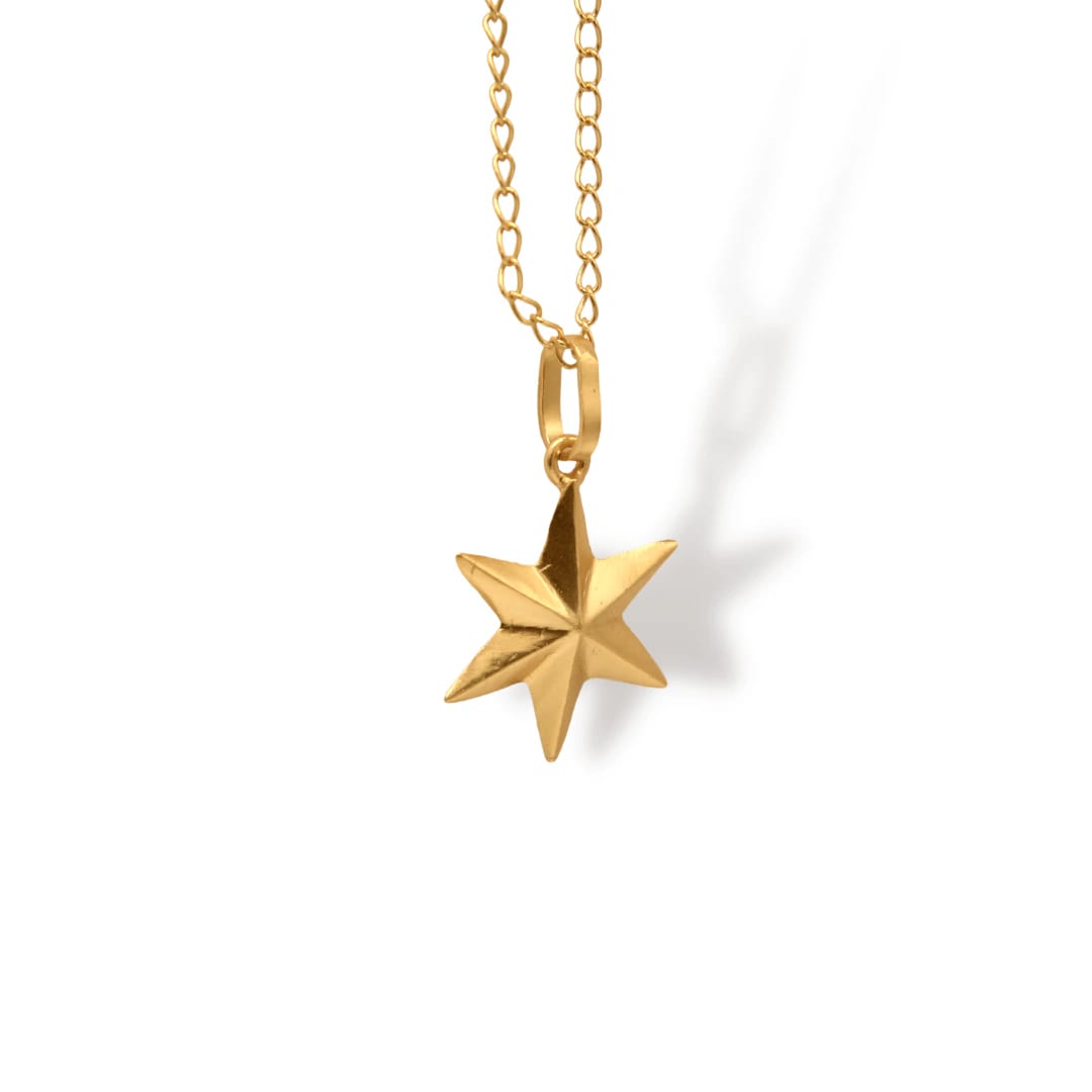Cadena con estrella grande - imagen 1