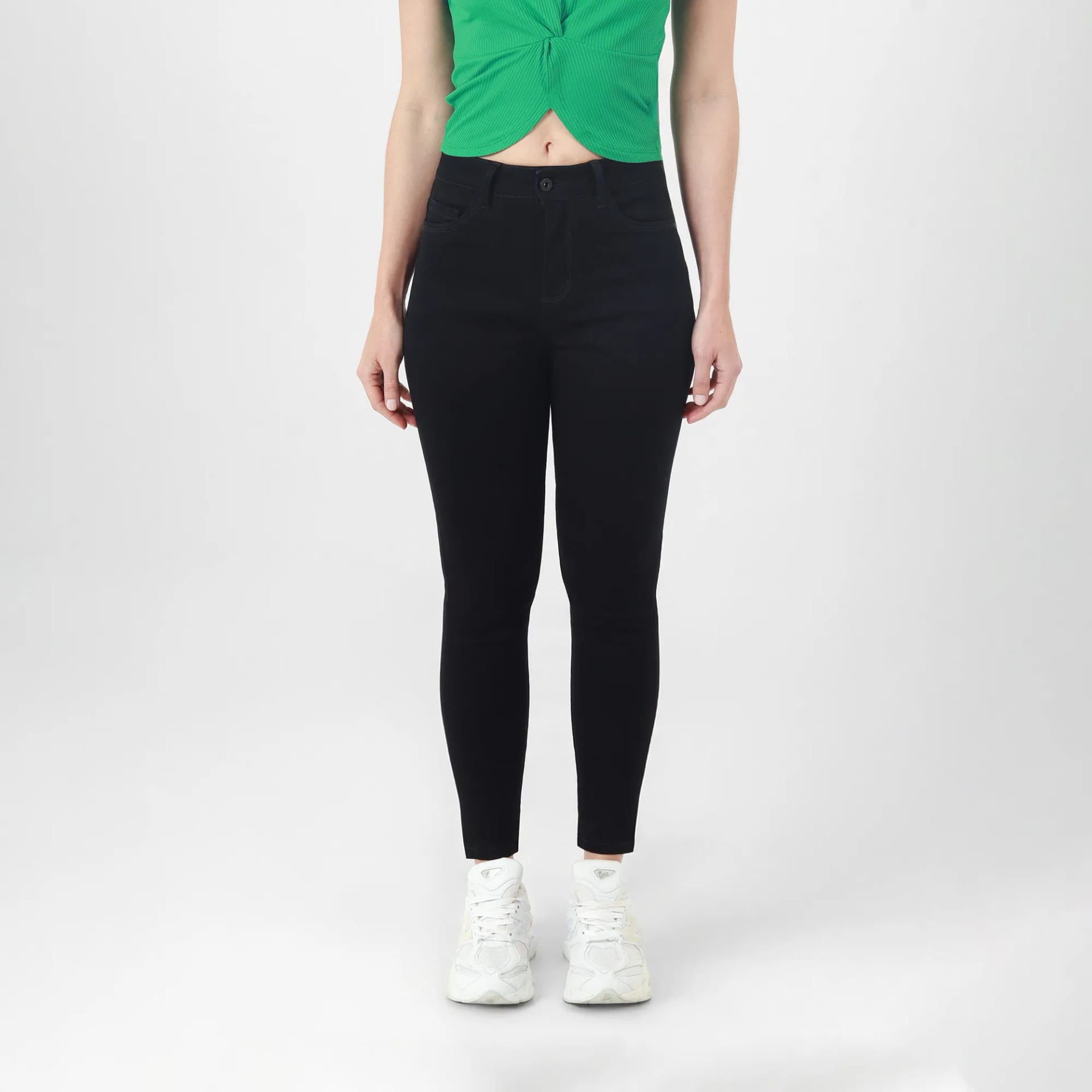 Jean Tiro Medio Bota Skinny - imagen 10