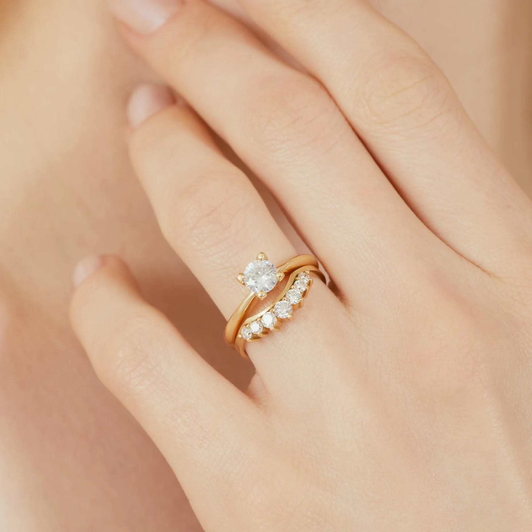 Anillo Cuatro uñas engagement ring - imagen 6