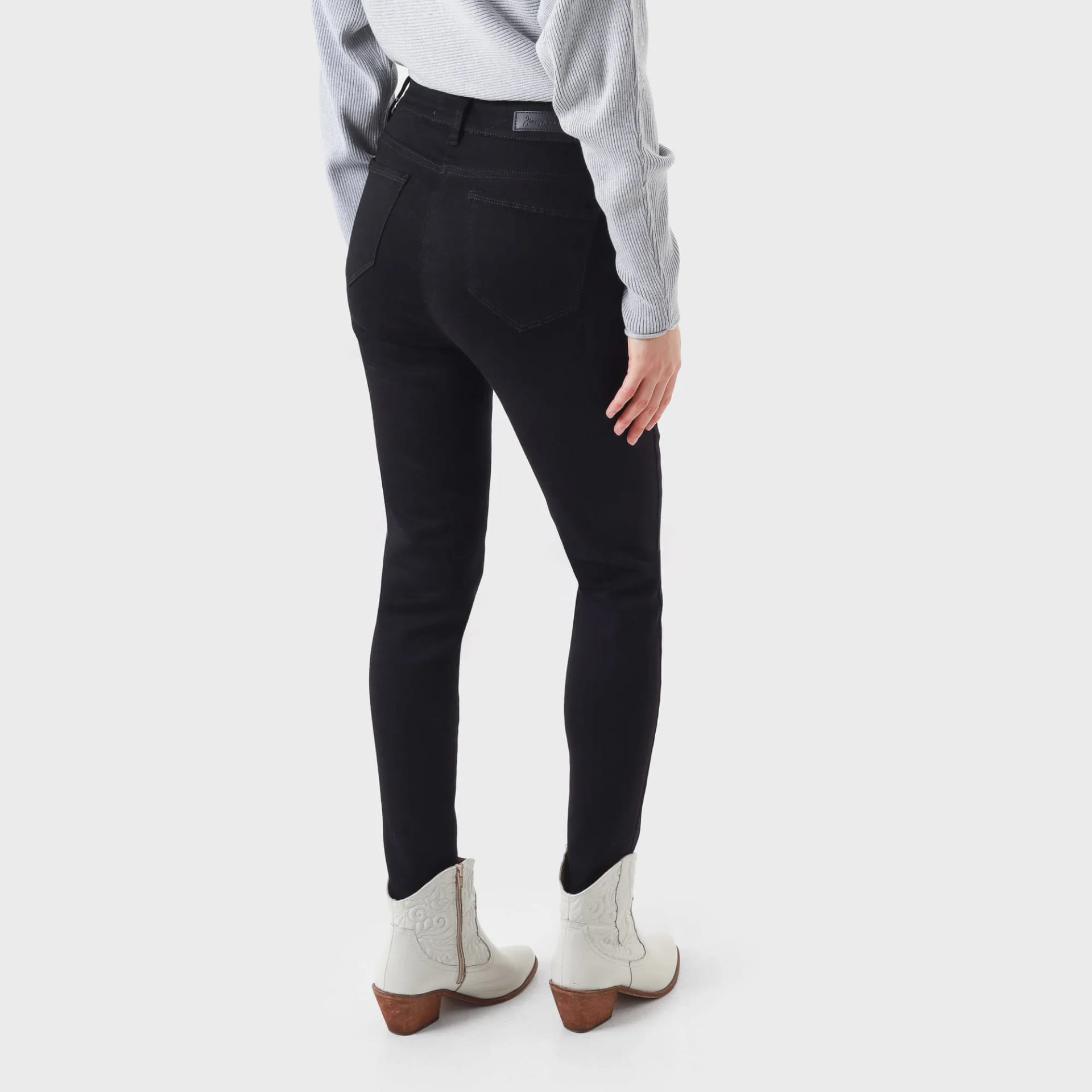 Jean Tiro Medio Bota Skinny - imagen 8