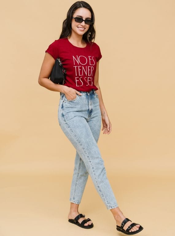 CAMISETA NO ES TENER ES SER - imagen 2