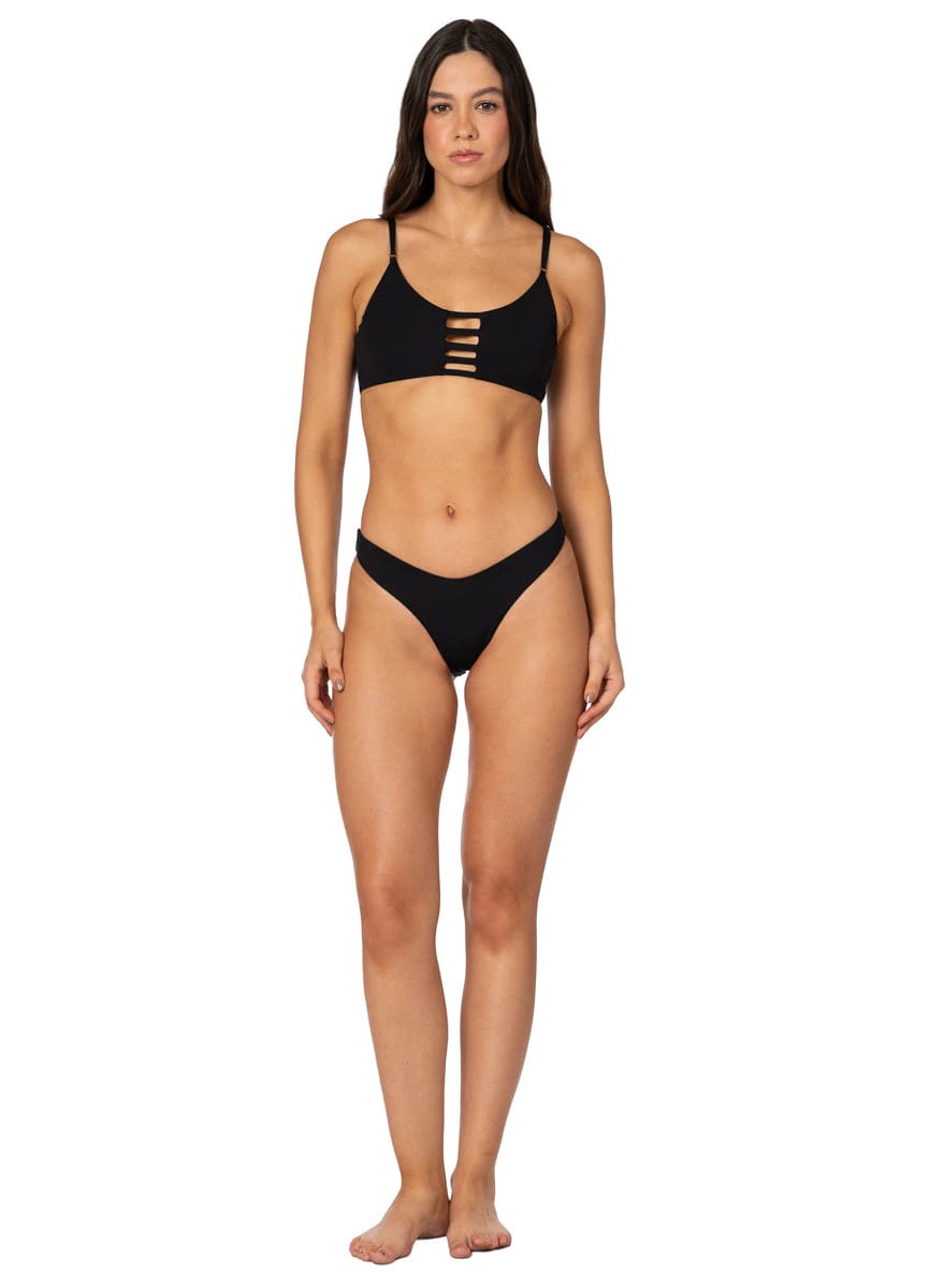 Maaji Jade Black Praia Classic Bralette Bikini Top - imagen 10