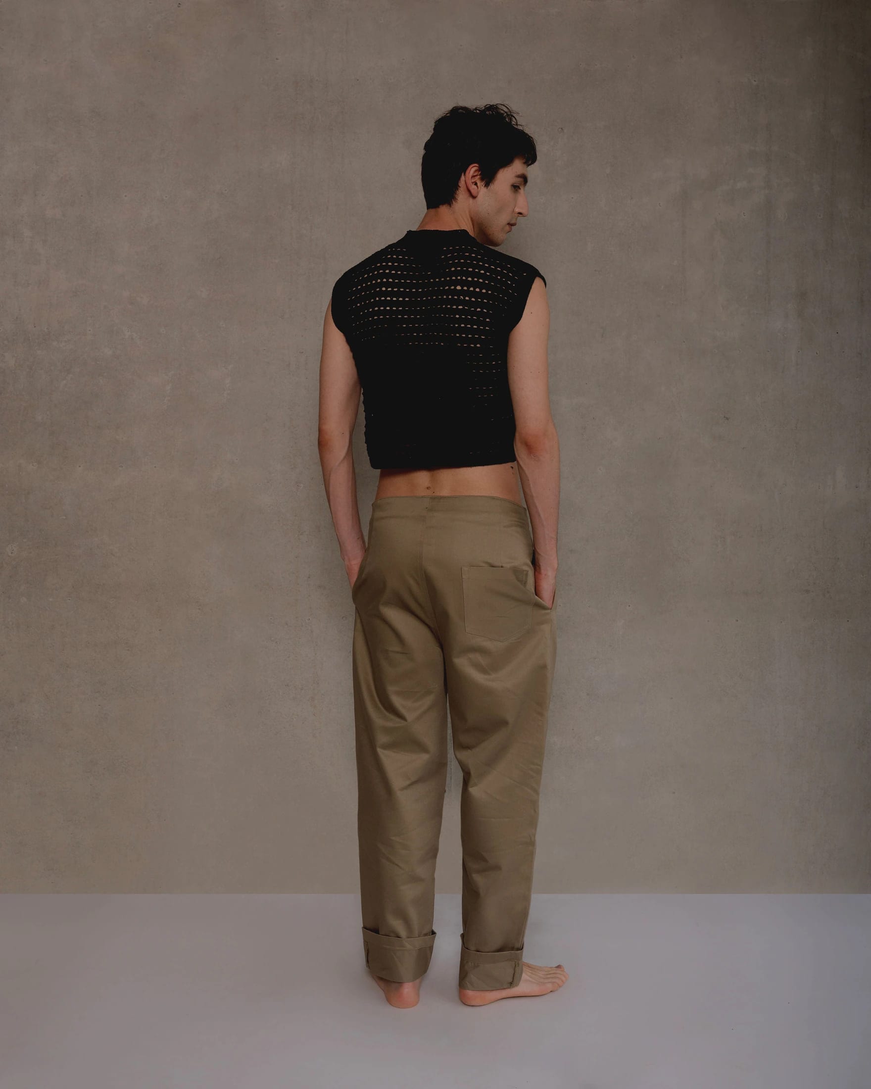 Dave Beige Trousers Man - imagen 2