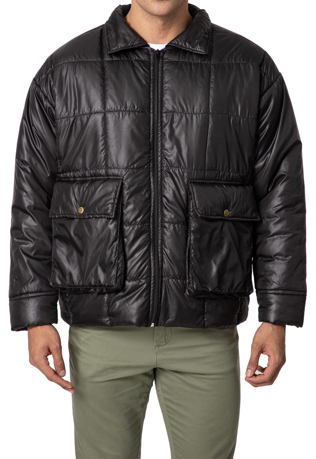 Chaqueta puffer negra - imagen 9