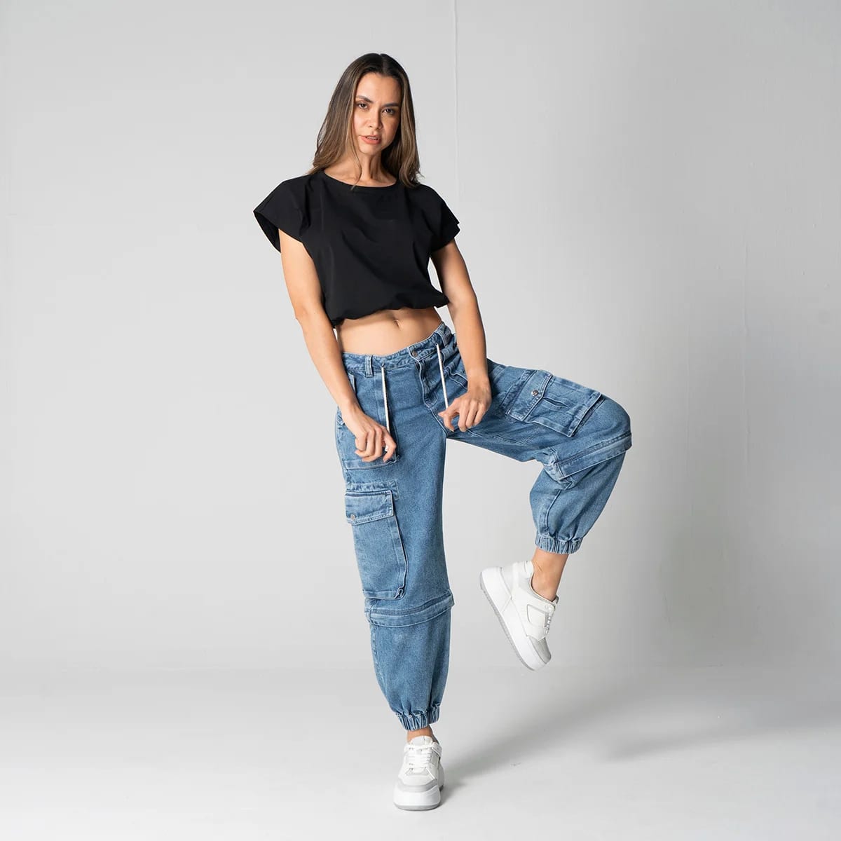 Pantalon Denim Jogger Convertible Fear - imagen 2