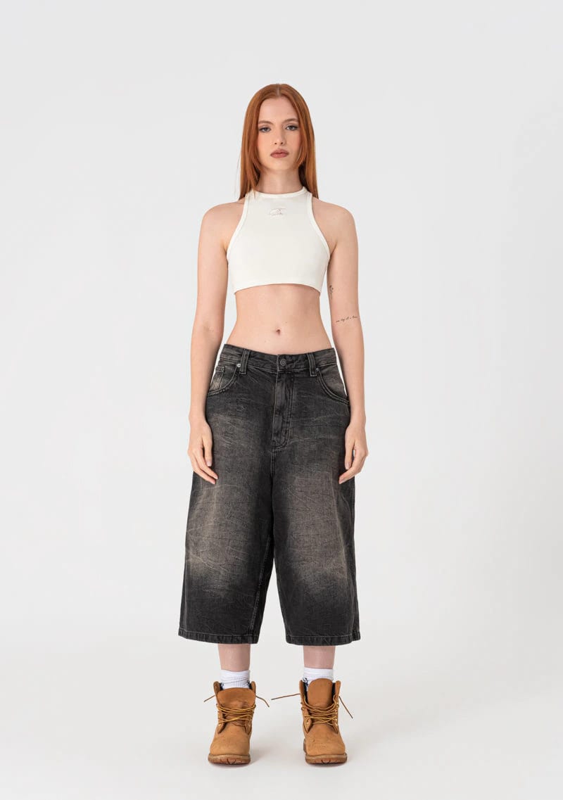 Heraldic cream crop top - imagen 4