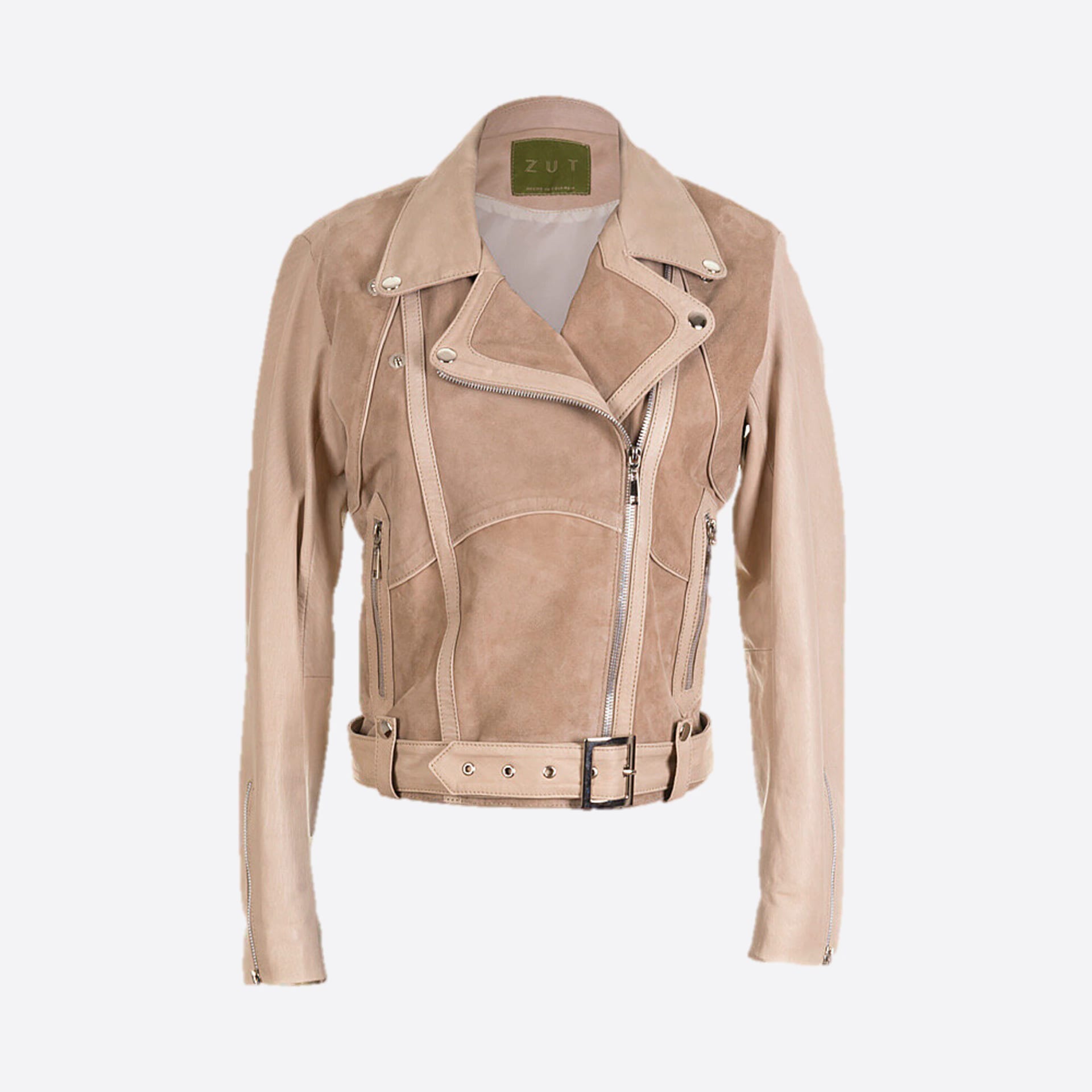 ROSANA SHORT JACKET WITH BELT - imagen 1