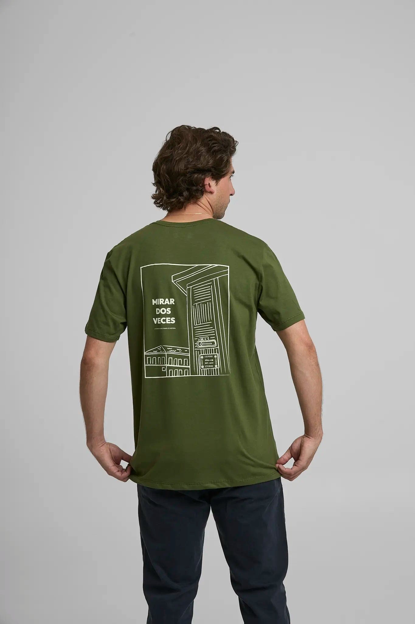 Camiseta Mirar dos Veces Verde - imagen 6