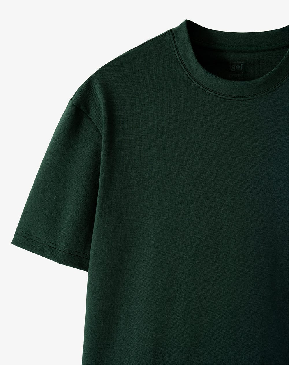 Camiseta regular manga corta verde hombre - imagen 2