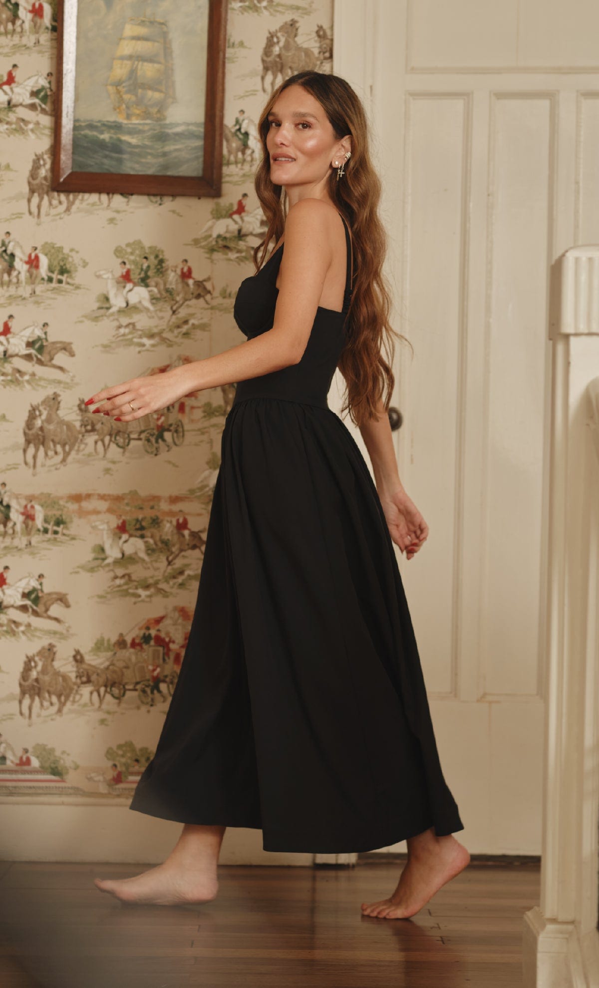 Vestido largo Martina Black - imagen 2