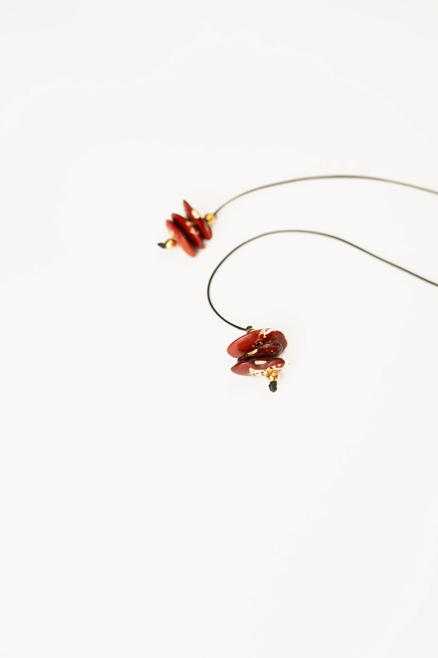 Collar Fruto Frijol Rojo - imagen 3