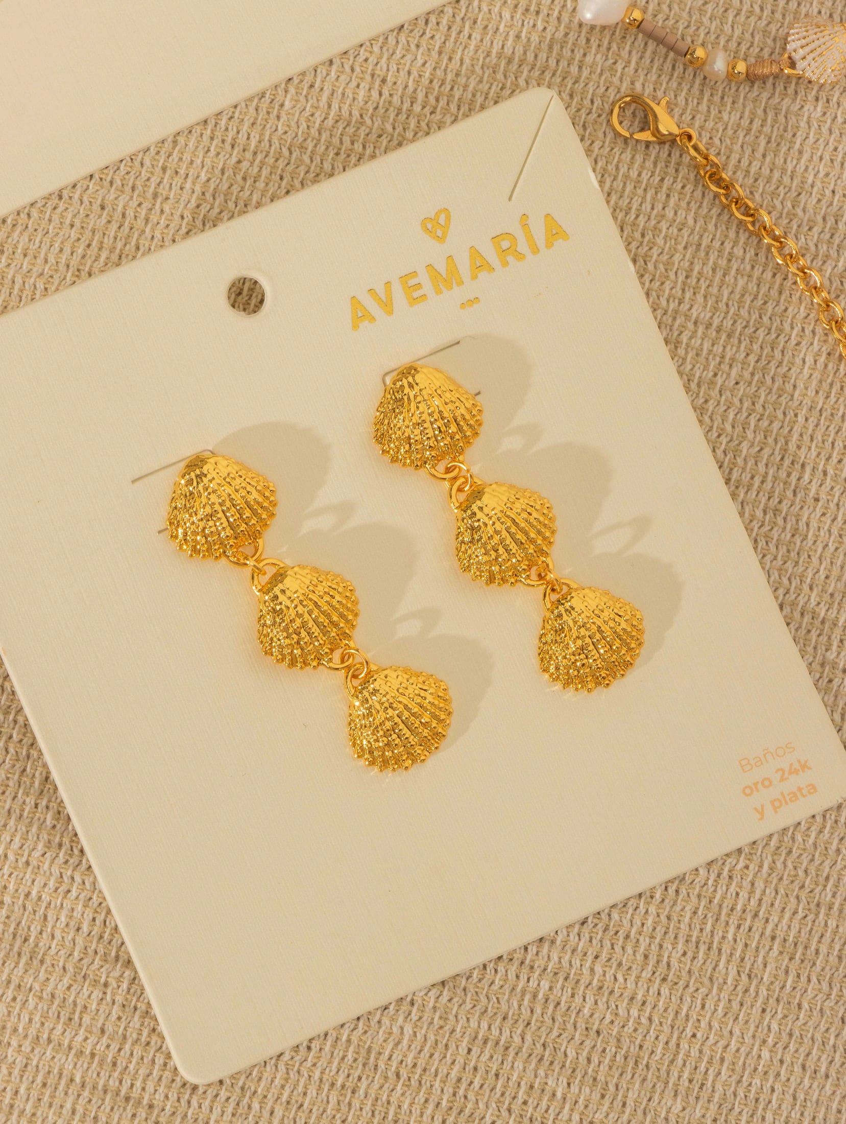 Maxi Aretes Concha Largo - imagen 6