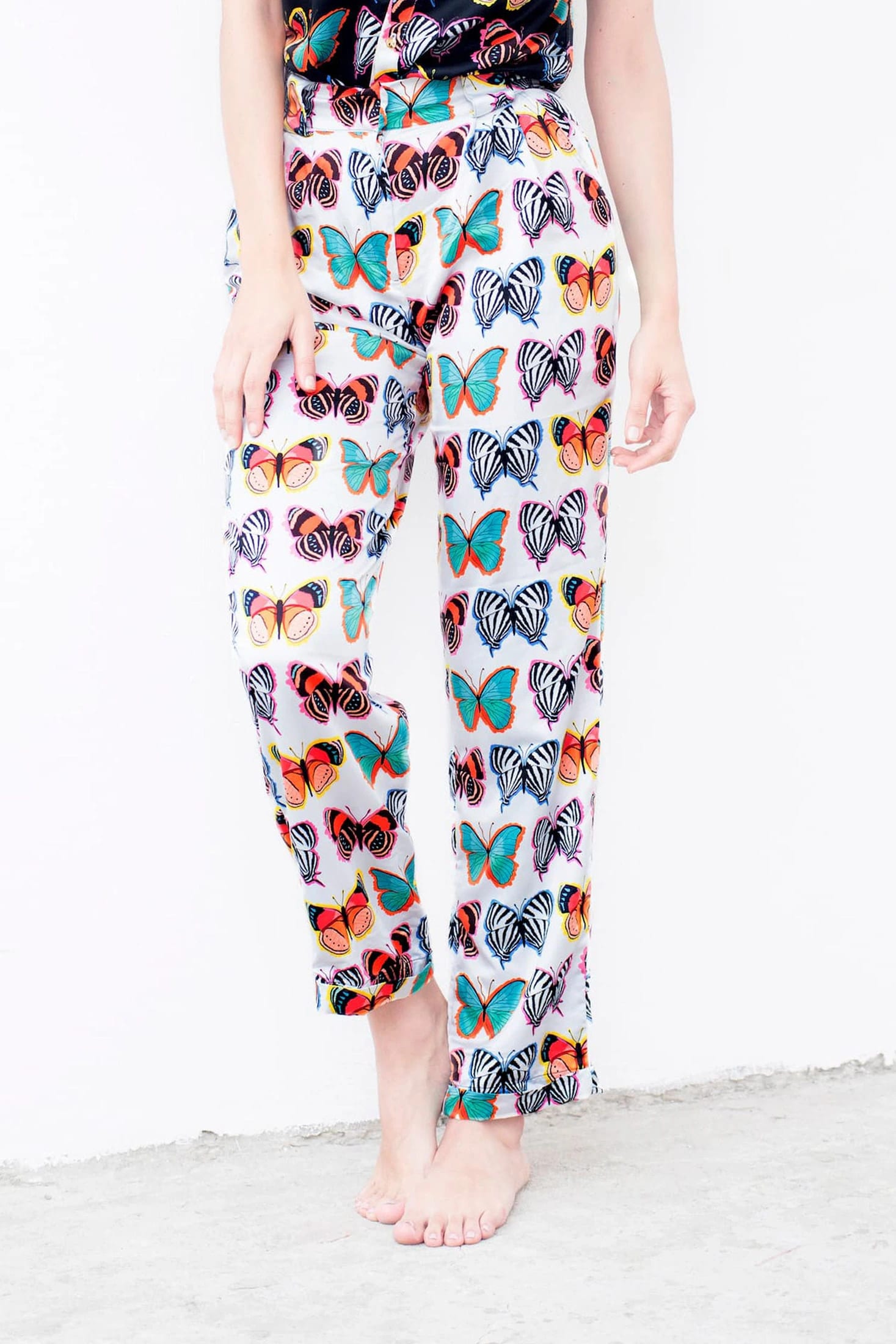 Pantalón Tierra de Mariposas Blanco - imagen 1