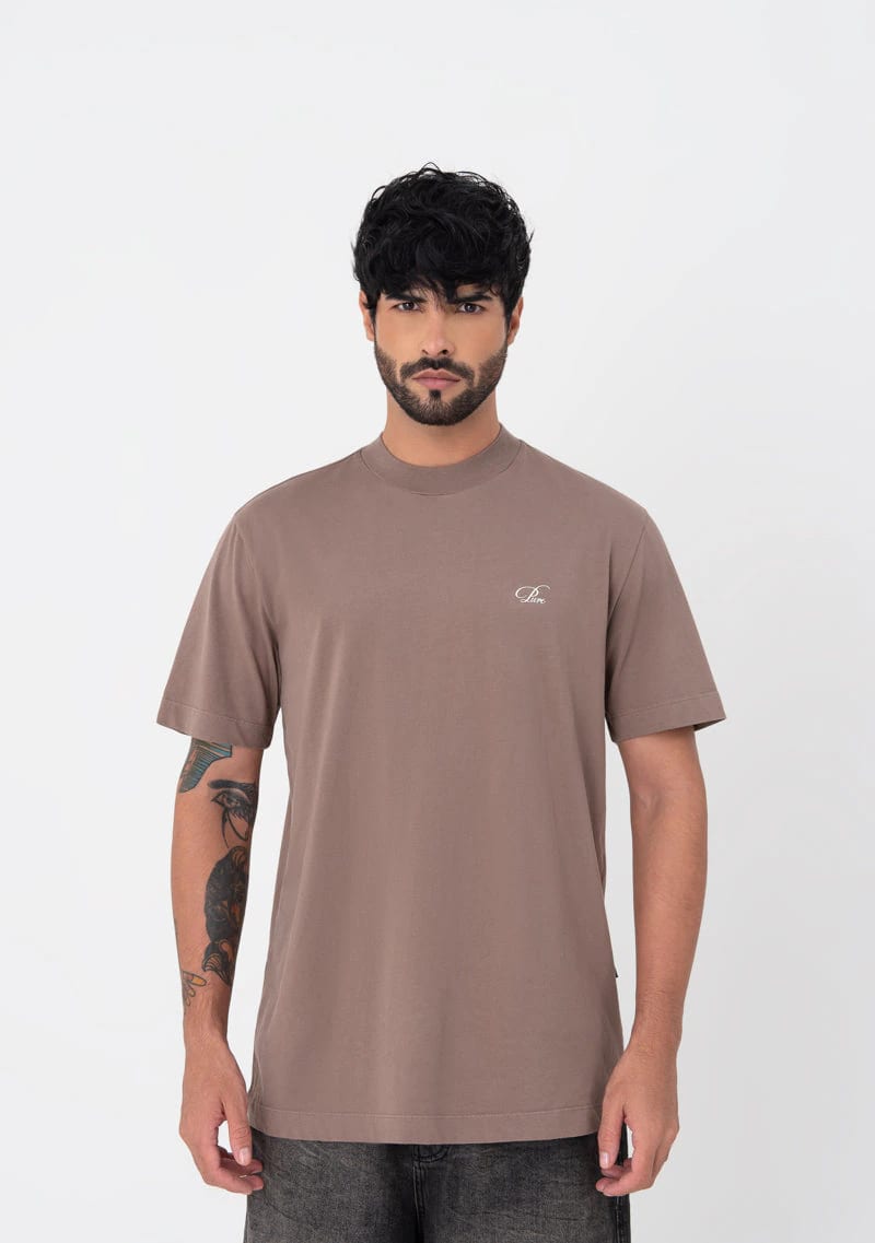Atelier regular brown t-shirt - imagen 2