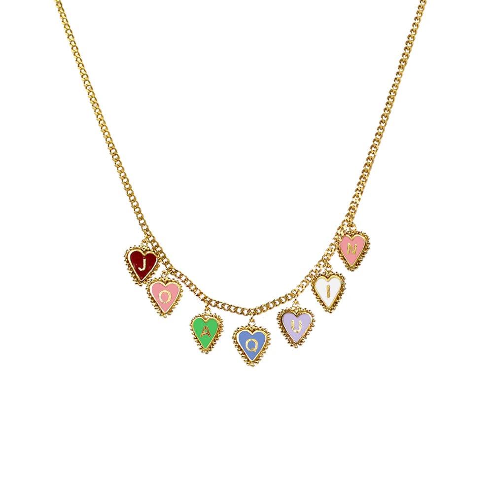 PreOrder Cadena 7 Letras Heart - imagen 1
