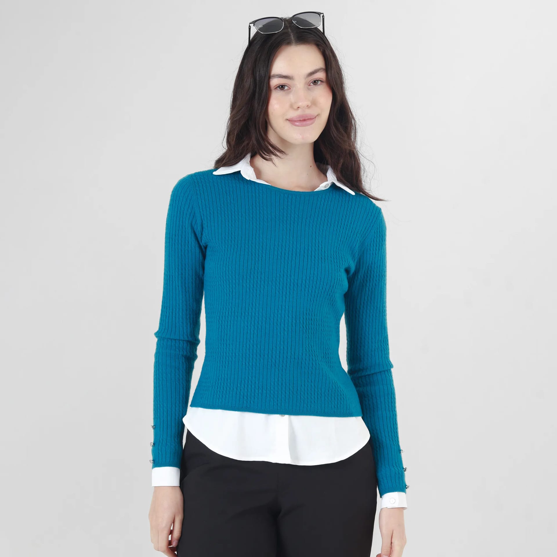 Sweater Cuello Redondo Manga Larga - imagen 8