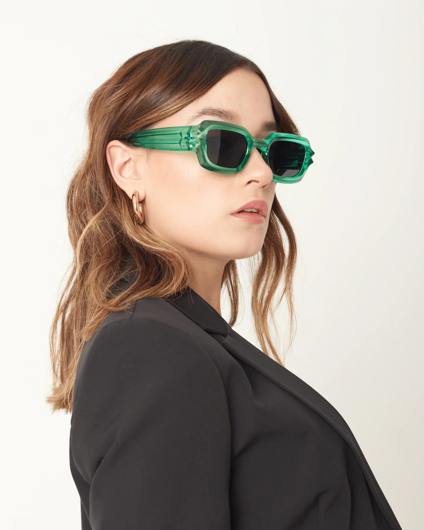 CRYSTAL SUNGLASSES/EMERALD GREEN - imagen 4