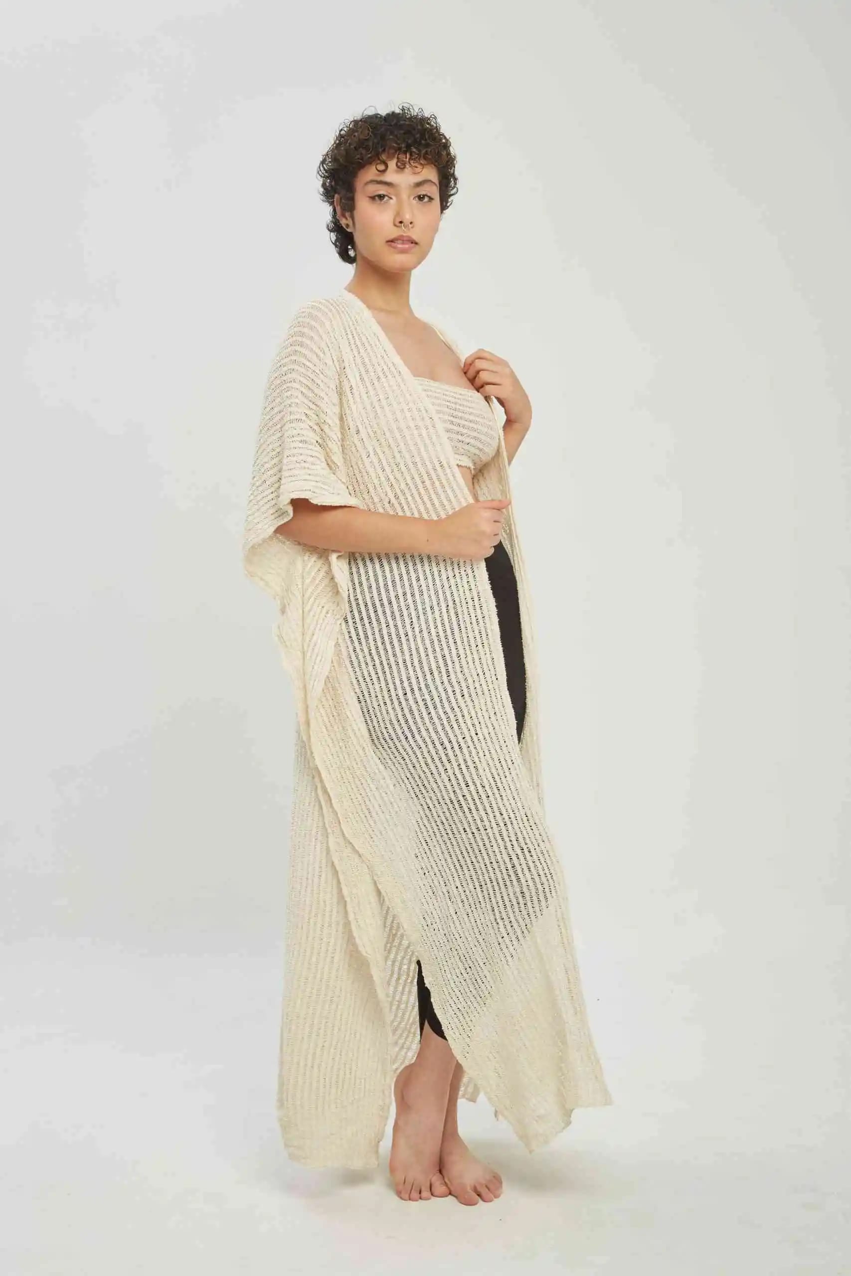 Kimono tropical largo - imagen 5