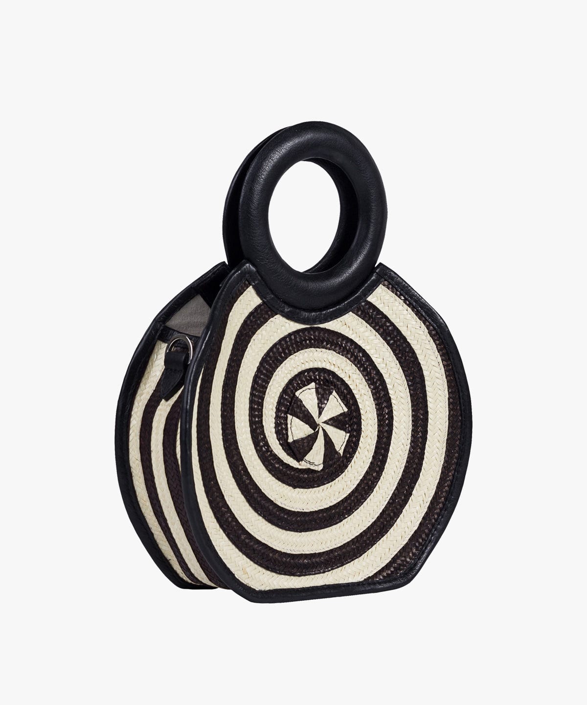 Zenú Mini in Raffia and Leather - imagen 4