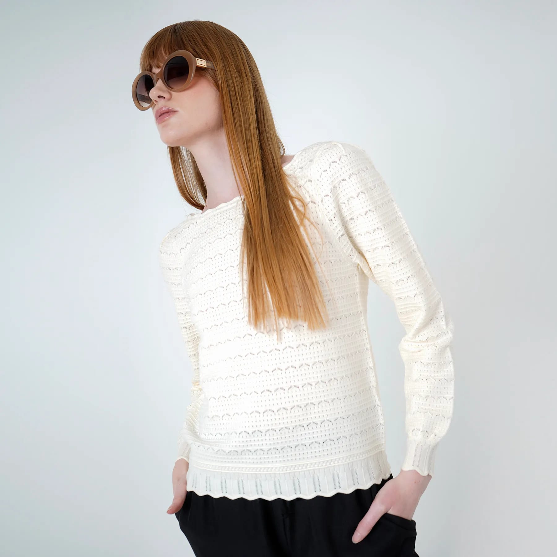 Sweater Cuello Camisero Manga Larga - imagen 4