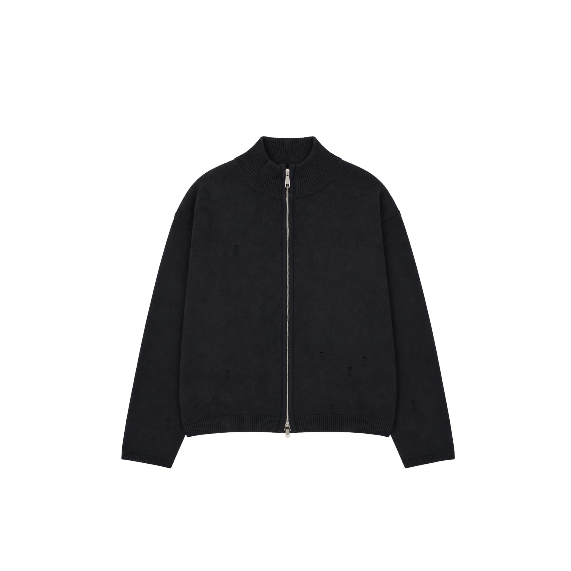 Knit Double Zipper - Onyx - imagen 1