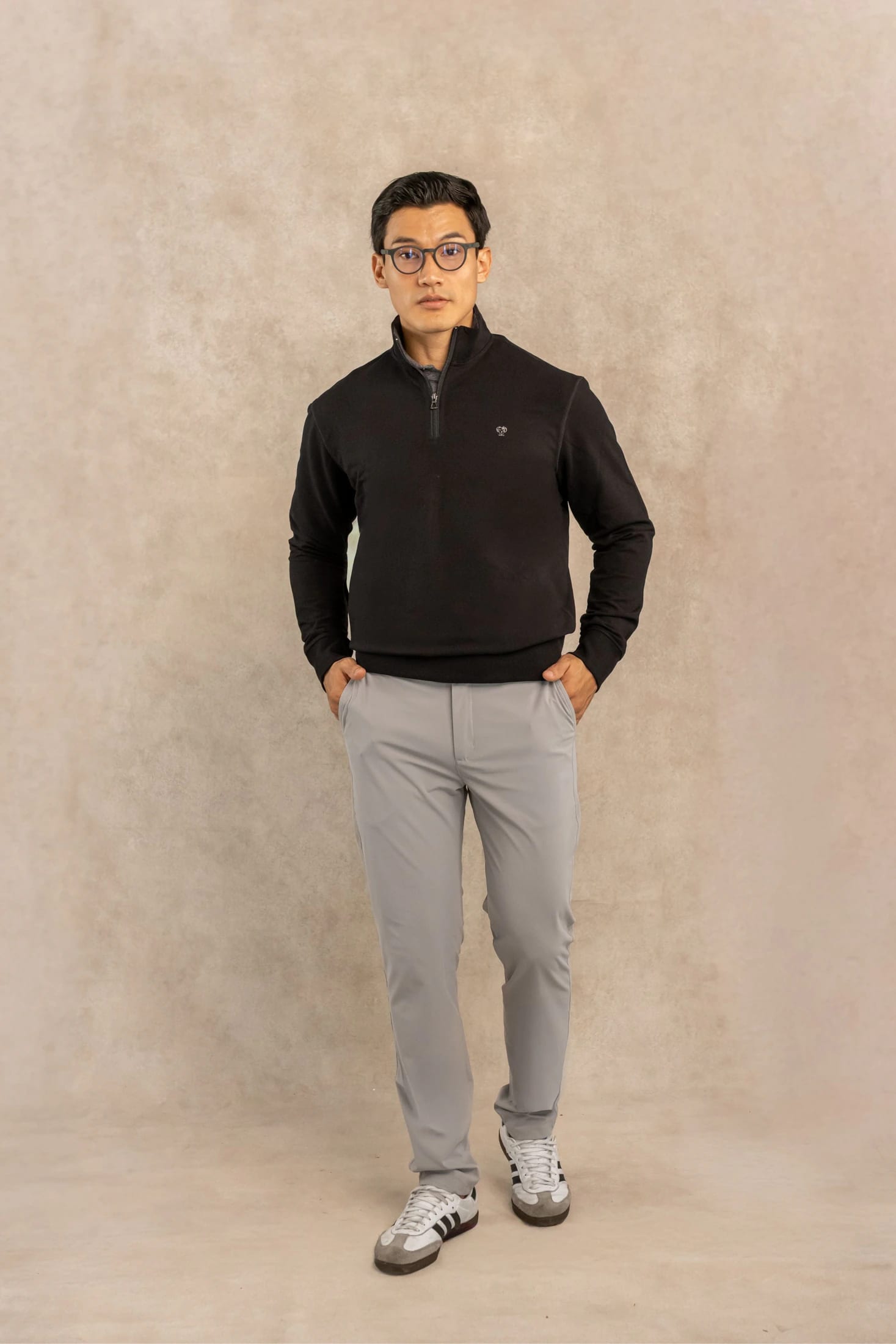 Halfzip Viana Antimanchas Negro - imagen 2