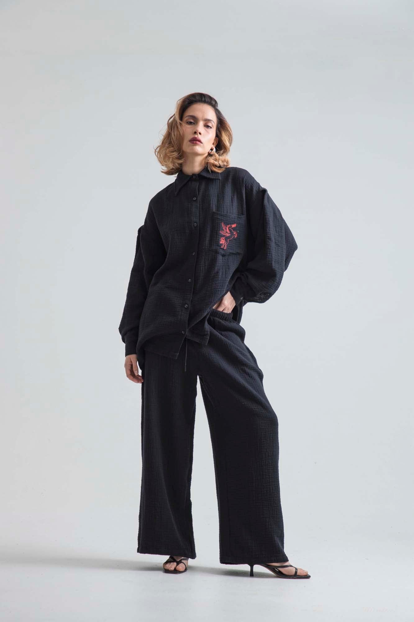 PEGASUS BLACK PANTS - imagen 10