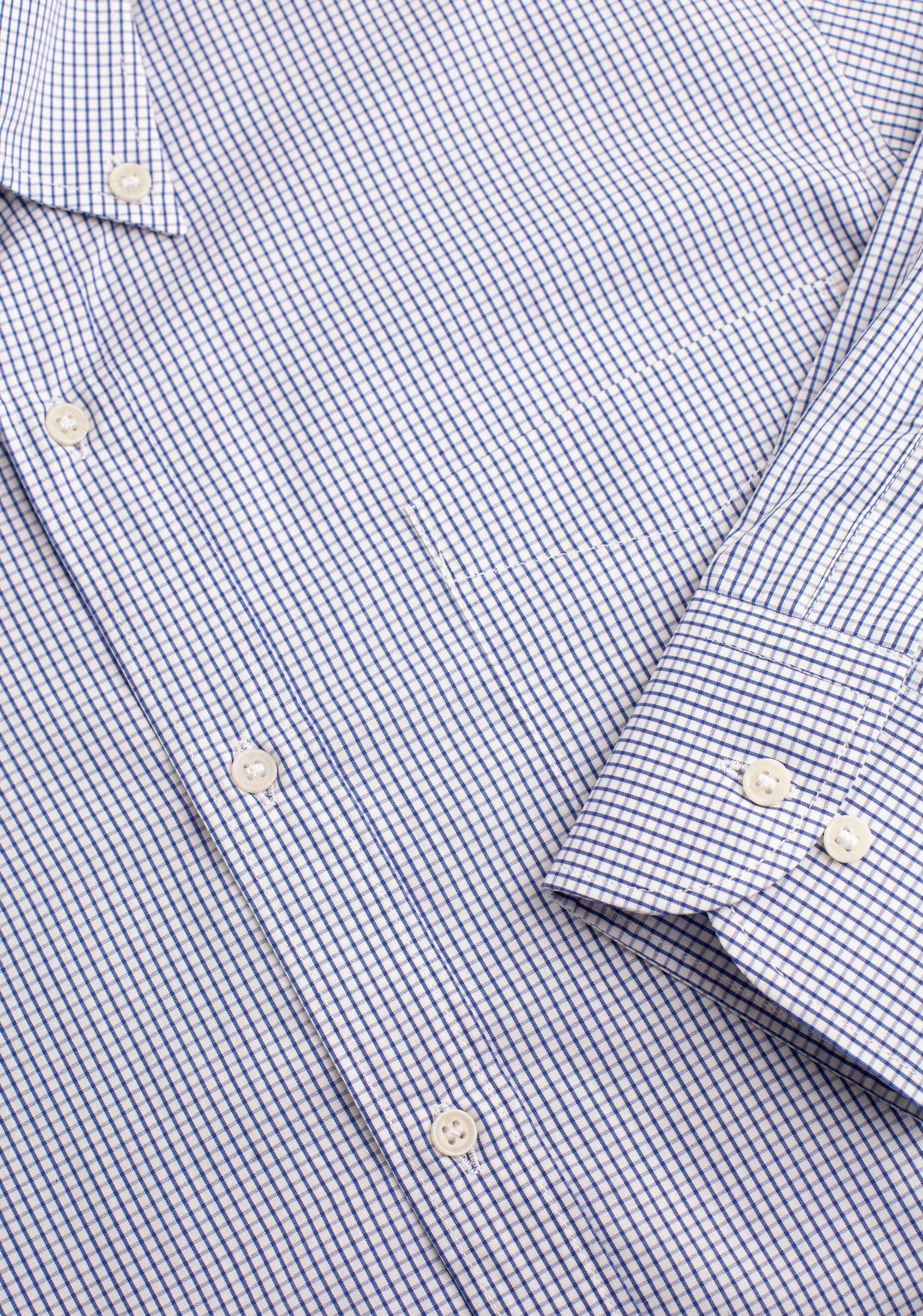 Camisa H CBD Cuadros Peq Azul Osc - imagen 7