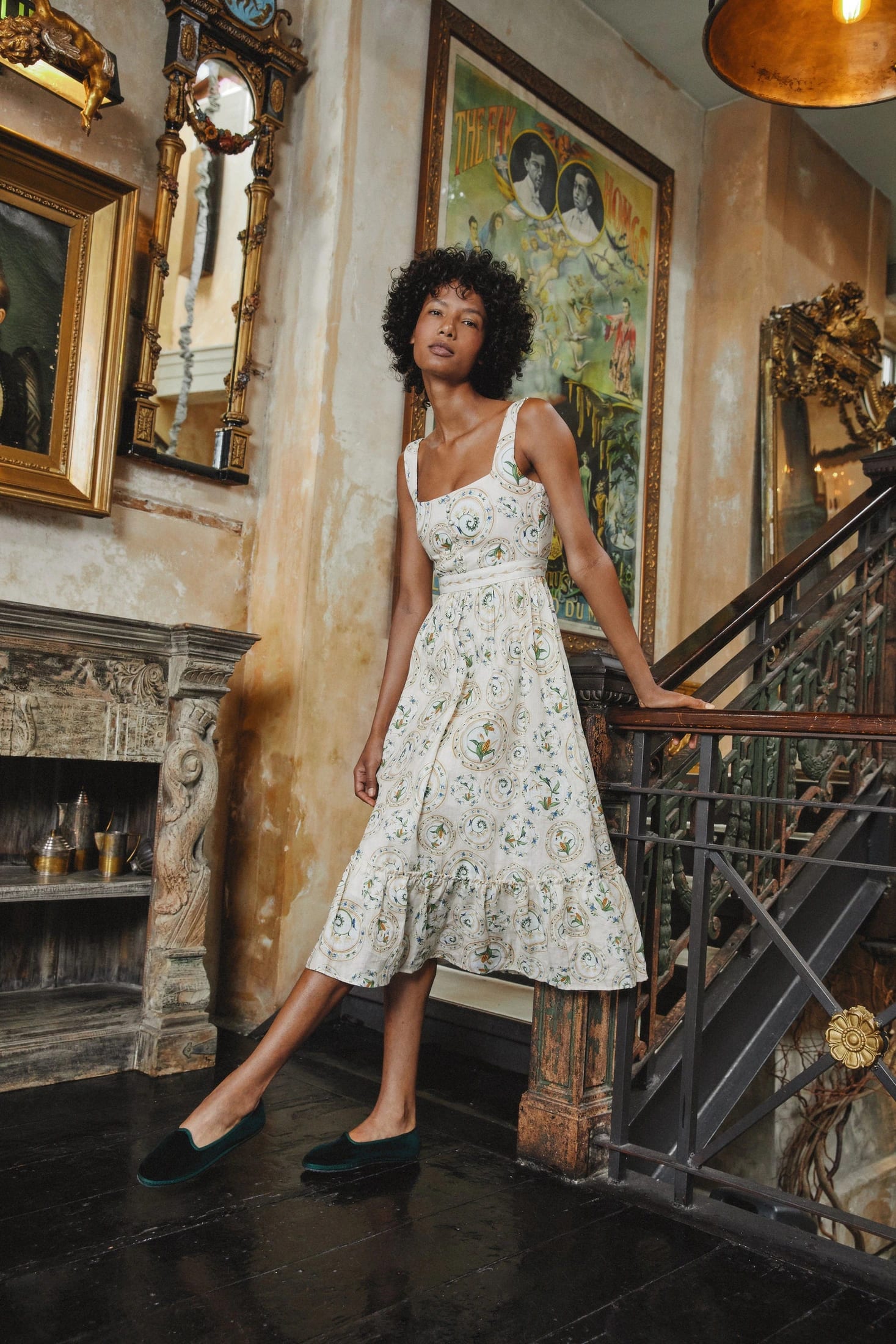 Melon Menaje Midi Dress - imagen 2
