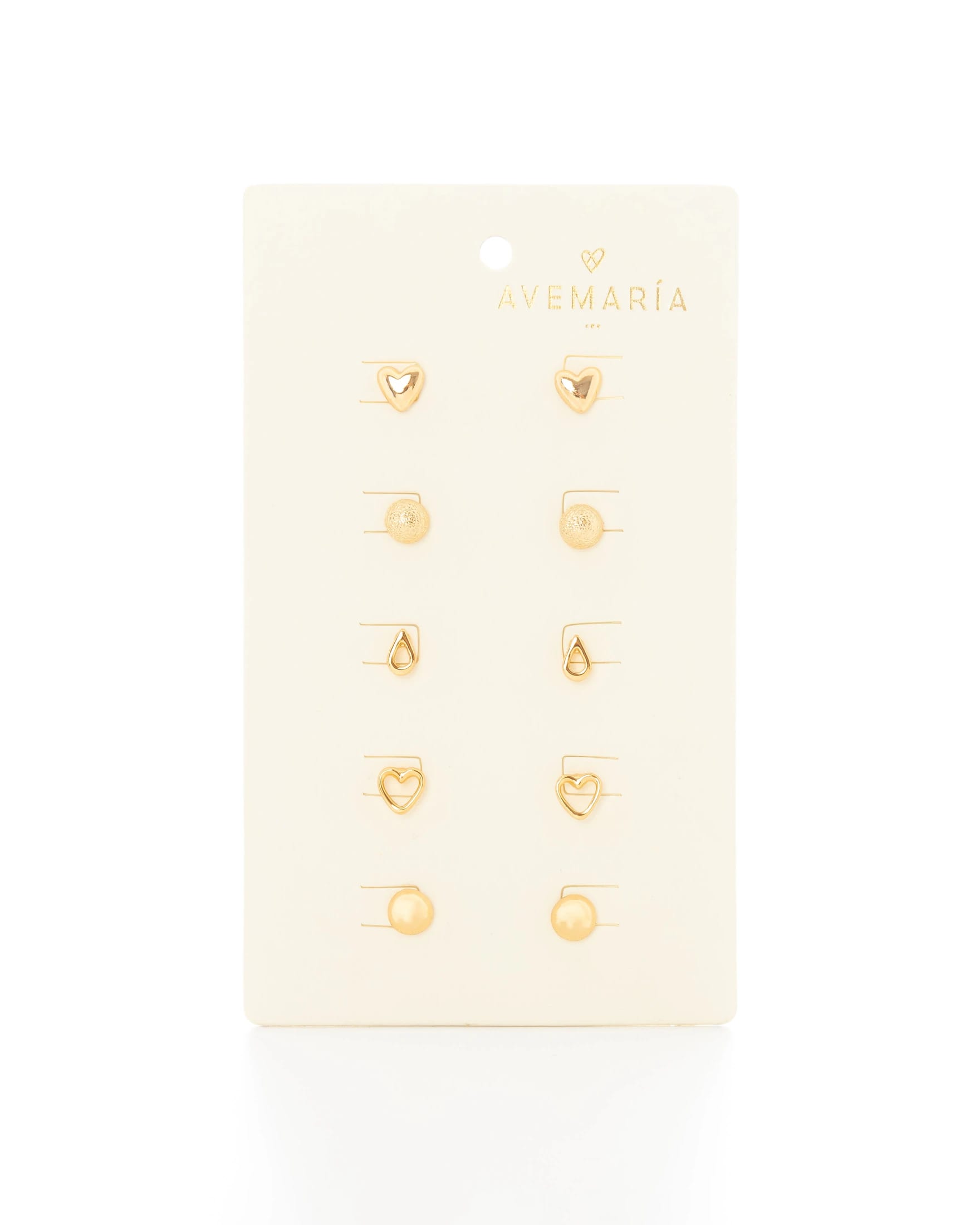 Set X5 Aretes Pequeños Variados - imagen 2