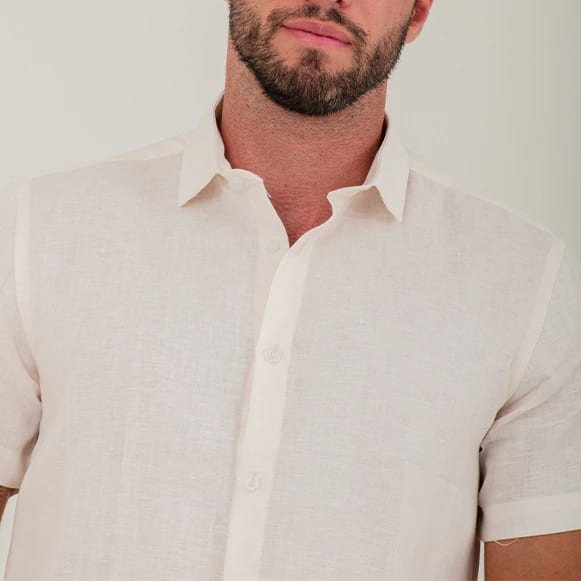 CAMISA MC 100% LINO HOMBRE - imagen 20