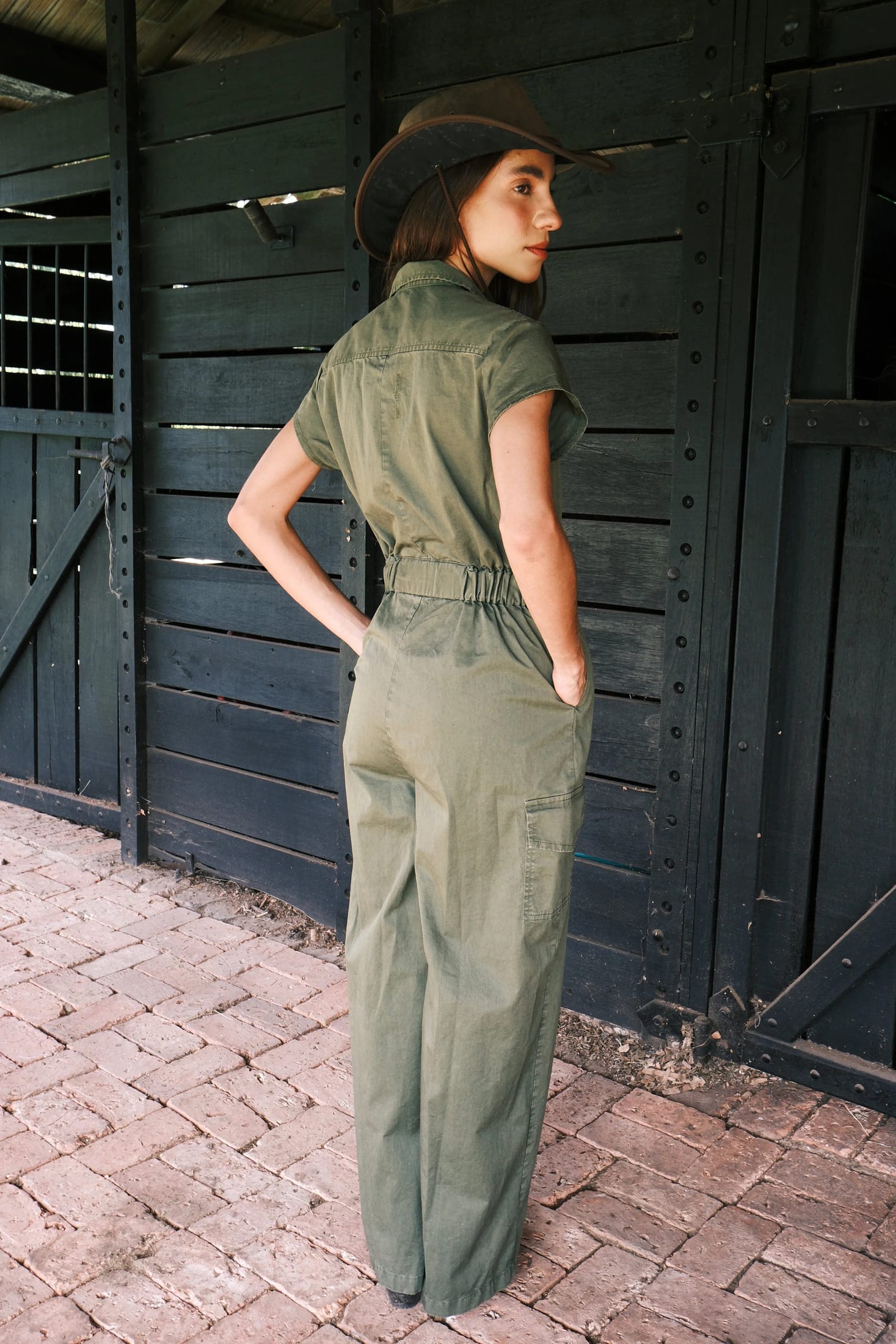 Organic Cotton Cargo Jumpsuit - imagen 3