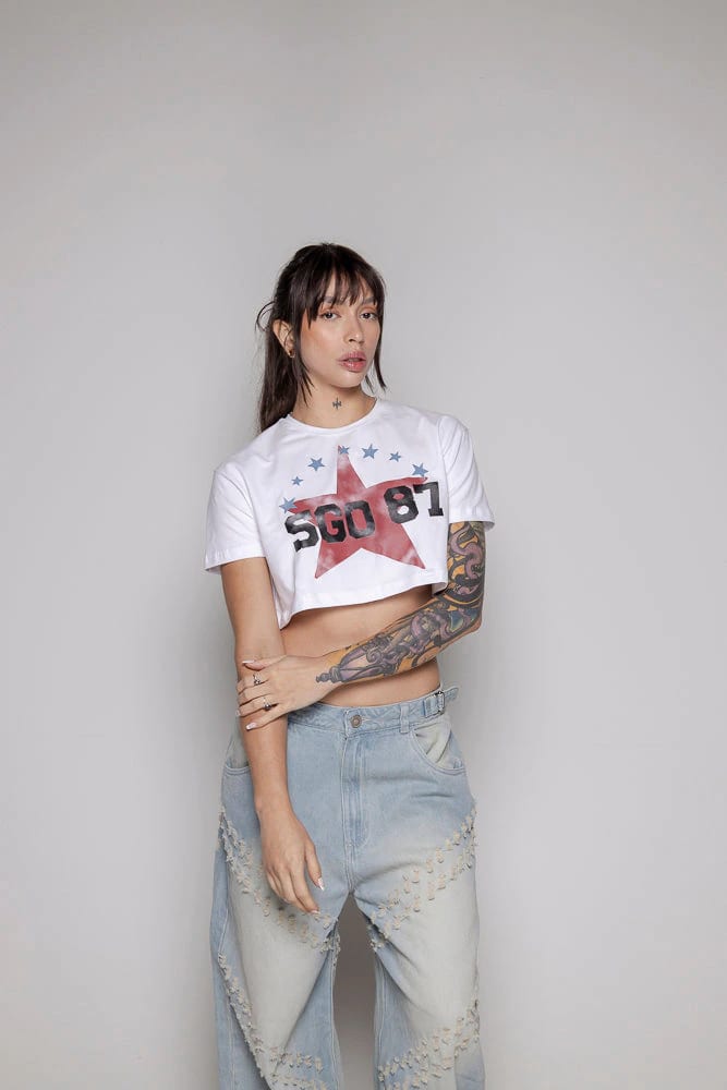 Crop-Top Courage Estrella-Blanco - imagen 5